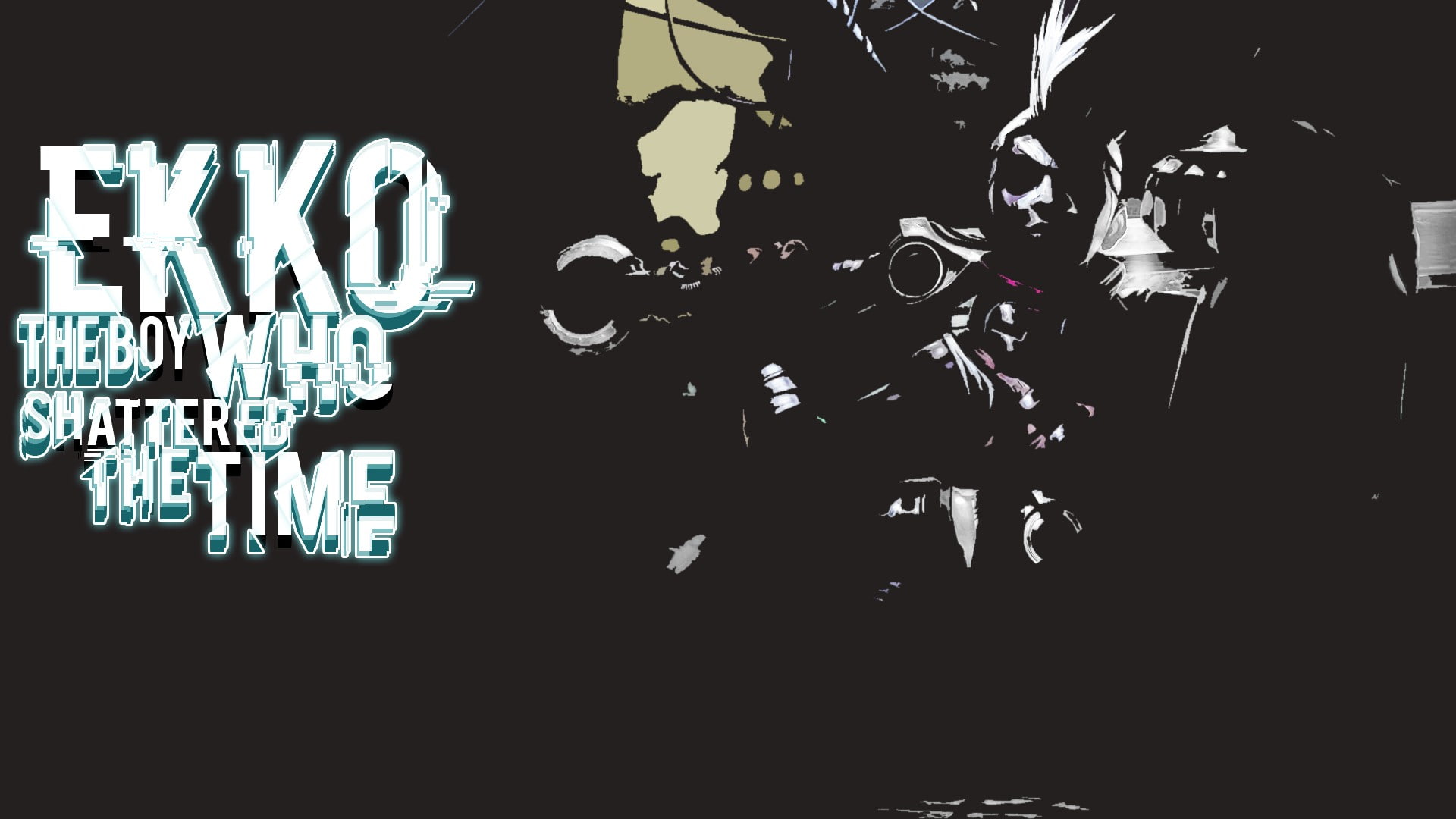 Simple, 1080P, black, Time, Ekko, League Of Legends, HD Wallpaper