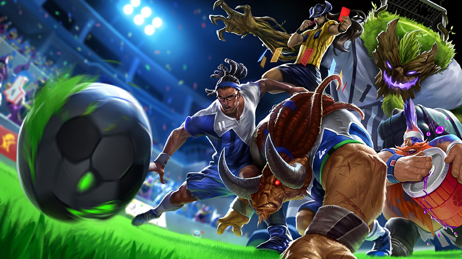 Maokai (League Of Legends), Alistar (League Of Legends), 1080P, Twisted Fate (League Of Legends), Lucian (League Of Legends), Gragas (League Of Legends), HD Wallpaper