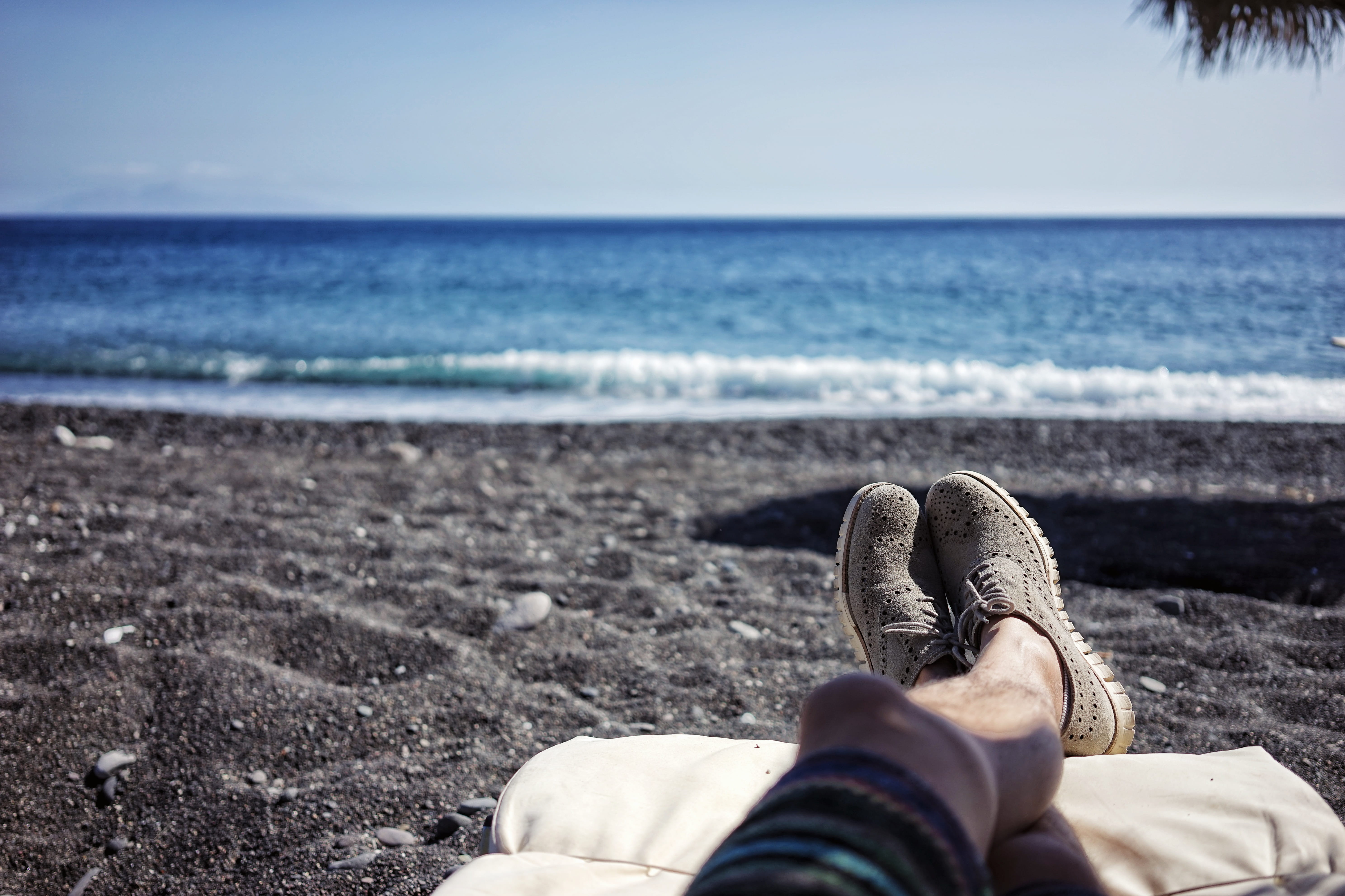 human body part, 5K, people, lying Down, human leg, sky, vacations, caucasian Ethnicity, women, sand, water, sea, leisure activity, resting, lying, color Image, HD Wallpaper