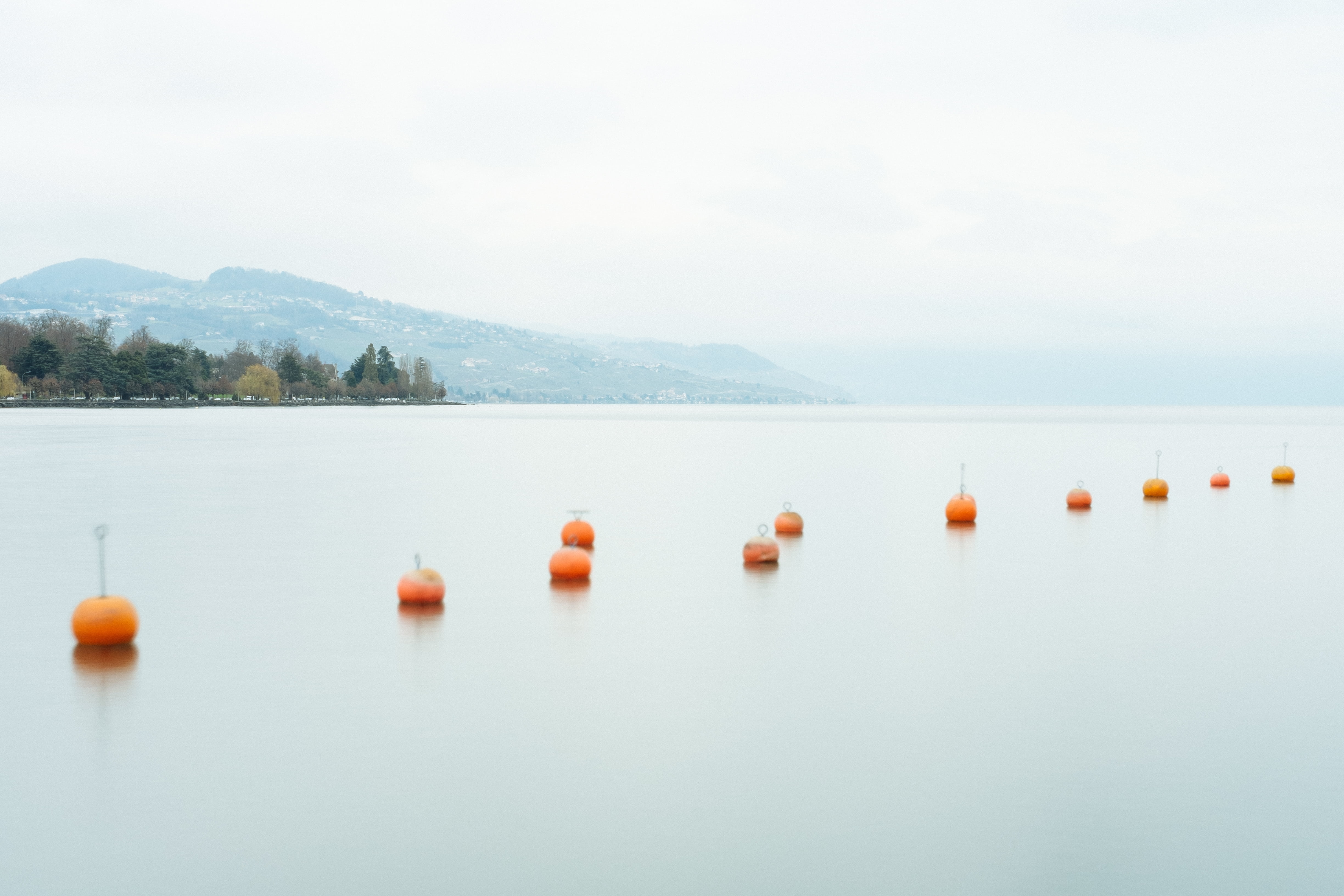 cloud - sky, outdoors, floating on water, floaters, water, adventure, travel, beach, tranquility, no people, day, reflection, barrier, trees, tranquil scene, HD Wallpaper