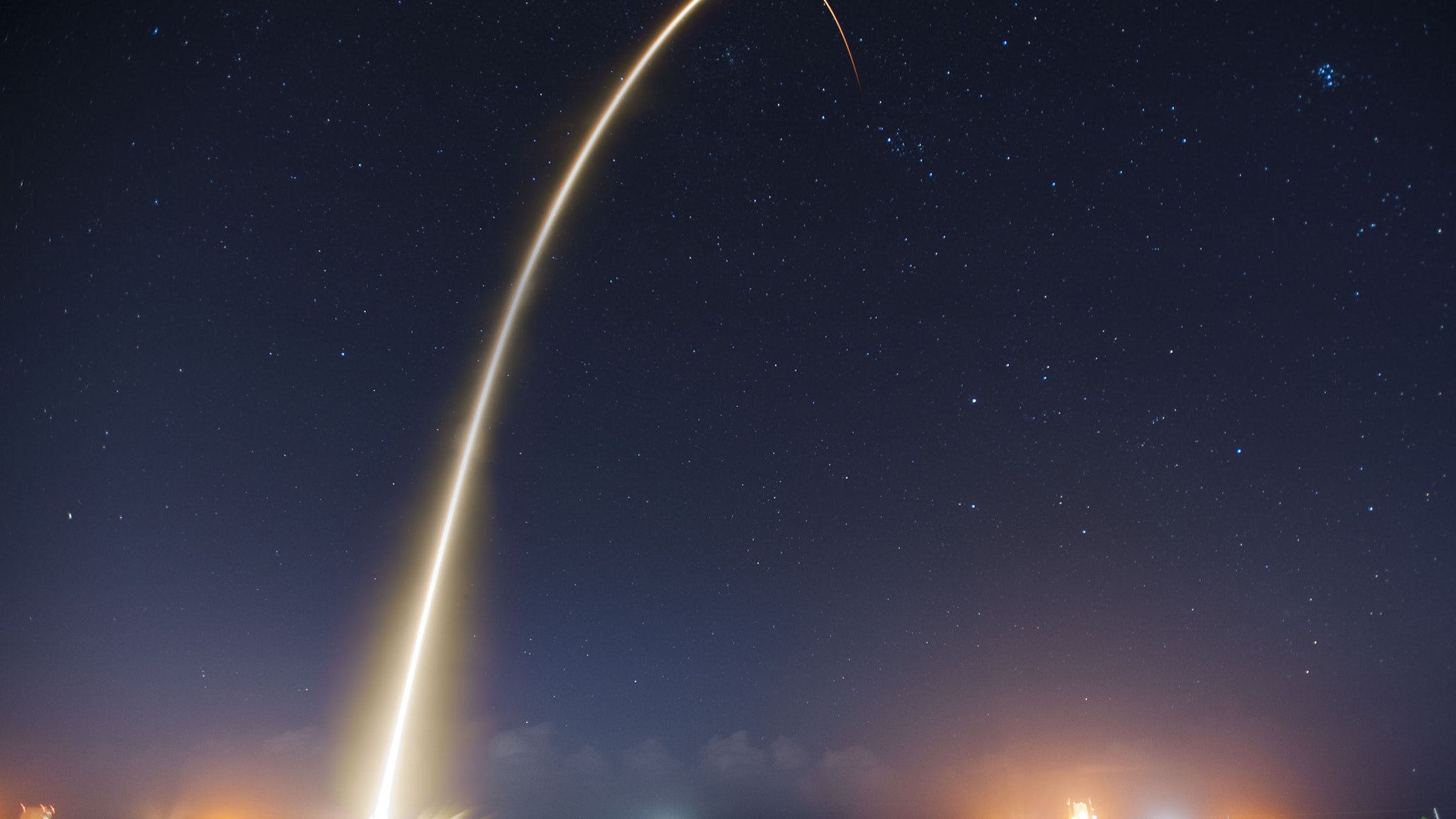 lift off, sky, stars, Discovery, rocket, 1080P, space, launching, HD Wallpaper