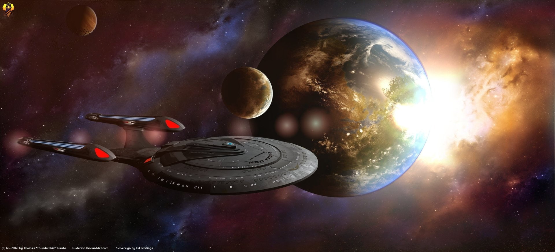futuristic, globe - man made object, Cute, orbiting, 1080P, exploration, milky way, moon, Space, planet earth, planet - space, fantasy, science, sky, Sci Fi, HD Wallpaper