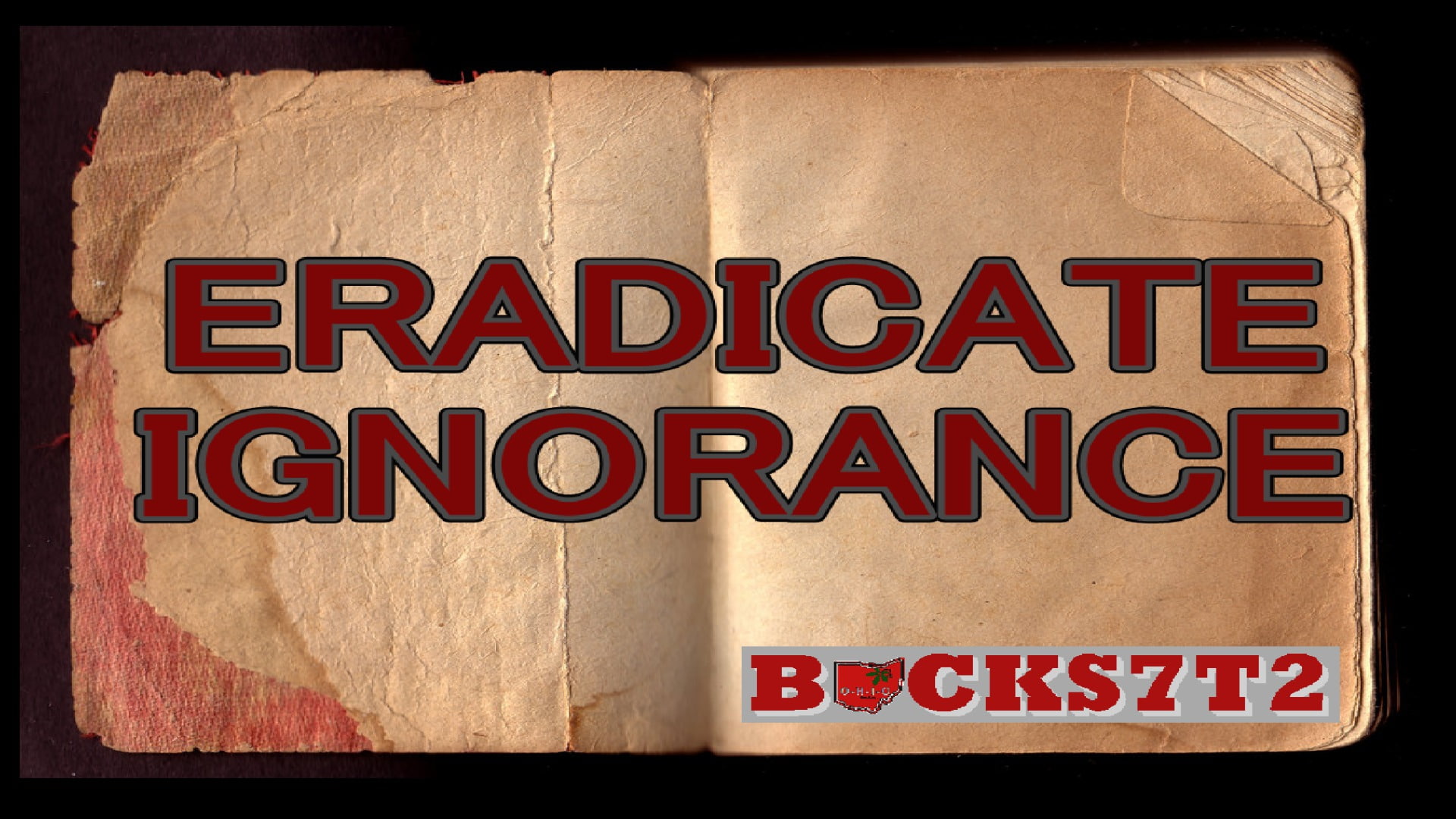 1080P, eradicate, sports, IGNORANCE, OHIO, football, STATE ERADICATE, hd, BUCKS7T2, art, buckst, HD Wallpaper