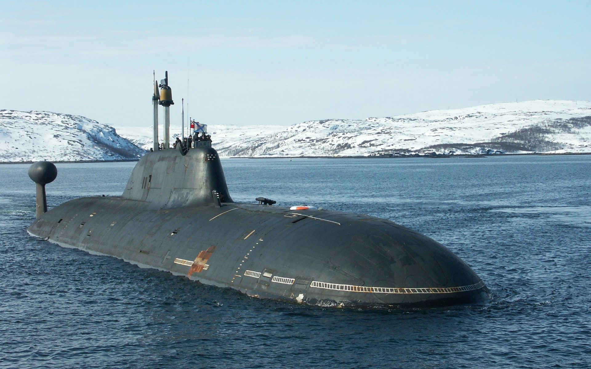 vehicle, Russian Navy, Project 971 sub./Akula, military, 1080P, HD Wallpaper