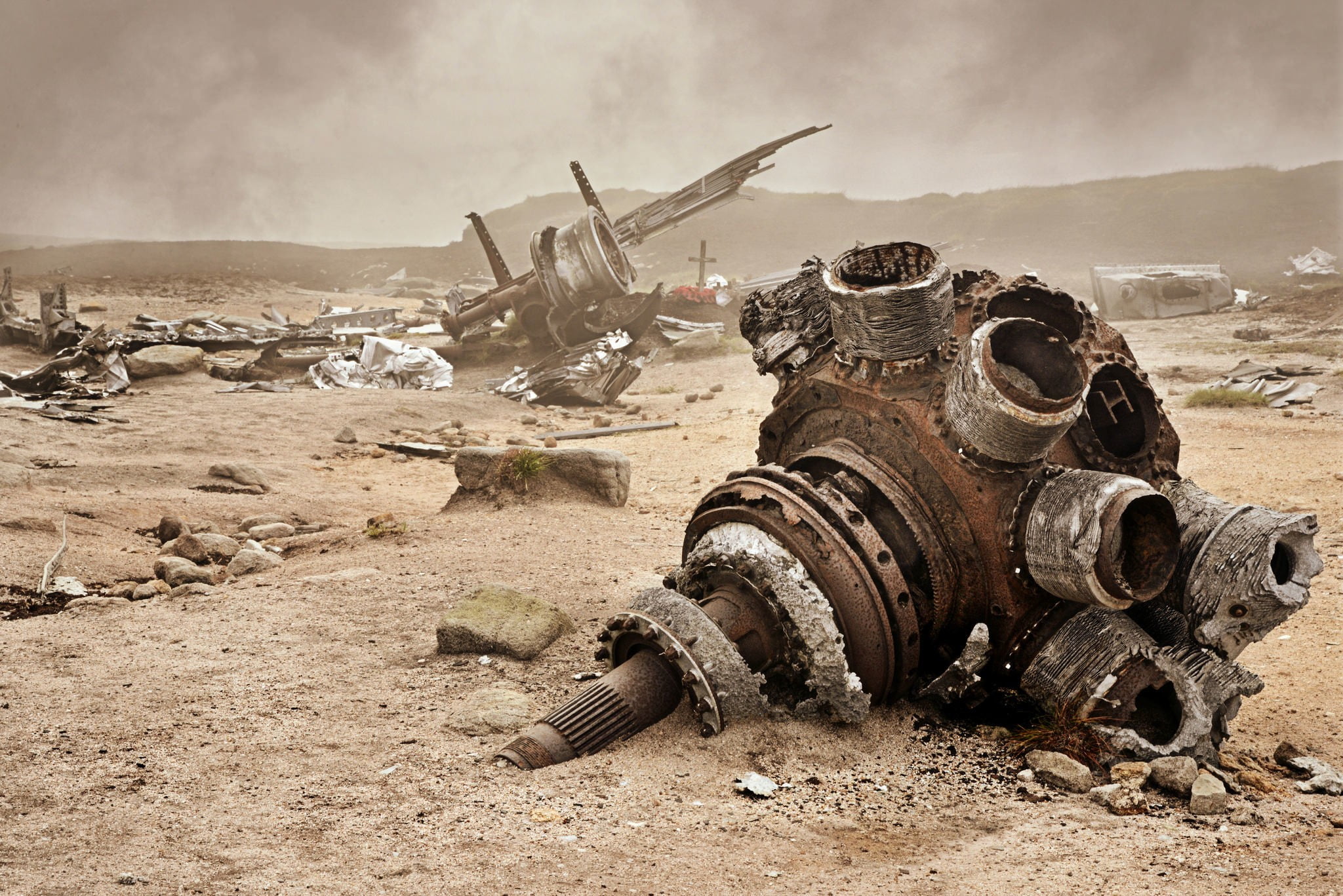 environment, 1080P, decline, old, nature, black, damaged, rusty, outdoors, part, transportation, bad condition, history, no people, metal, deterioration, HD Wallpaper