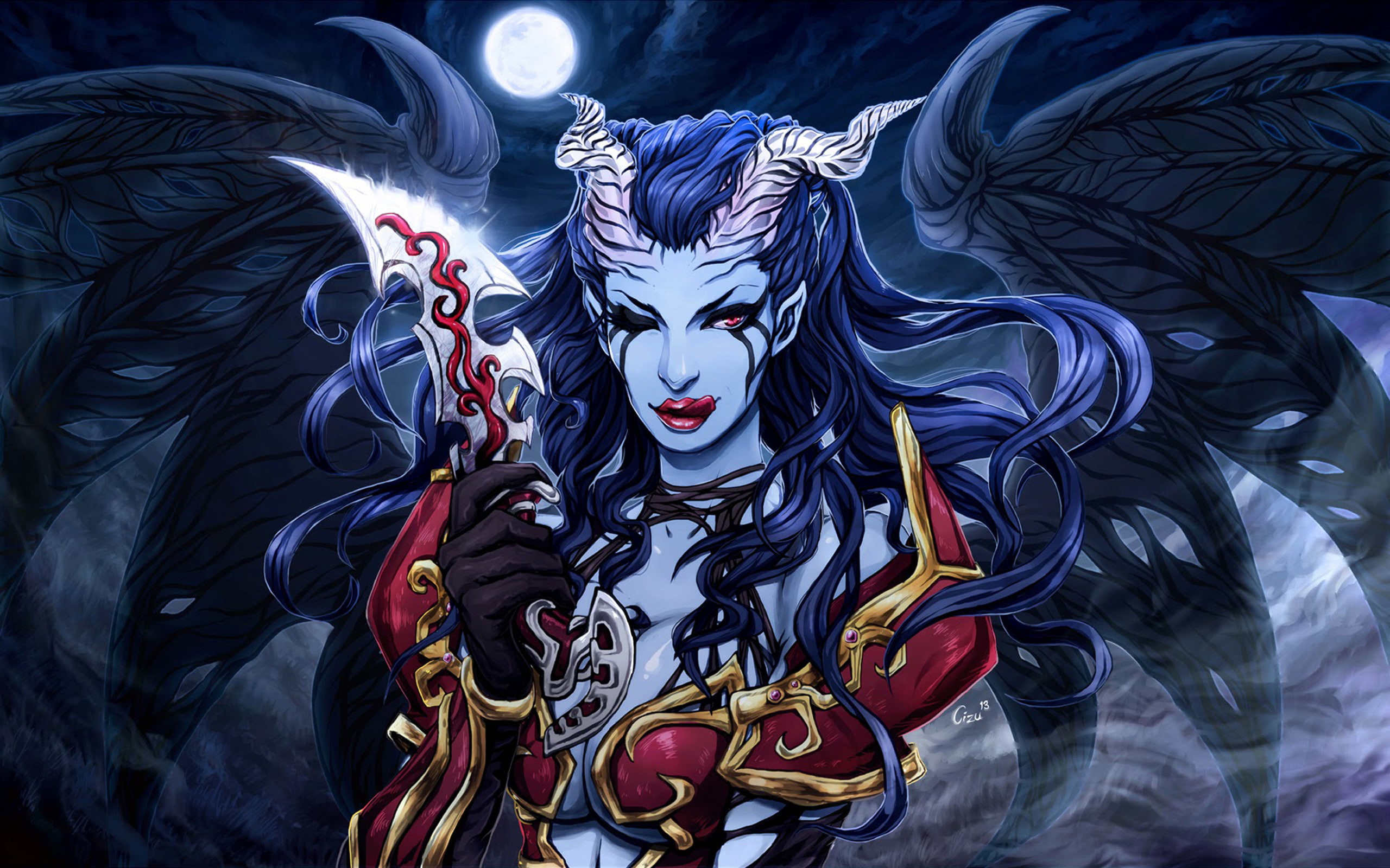hd, pain, 2K, widesreen, dota, akasha, queen, HD Wallpaper