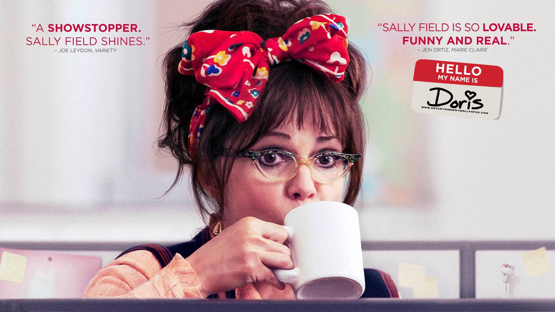 communication, lifestyles, females, headshot, drink, portrait, women, ceramic, sally field, contemplation, hello my name is doris, hairstyle, indoors, western script, HD Wallpaper
