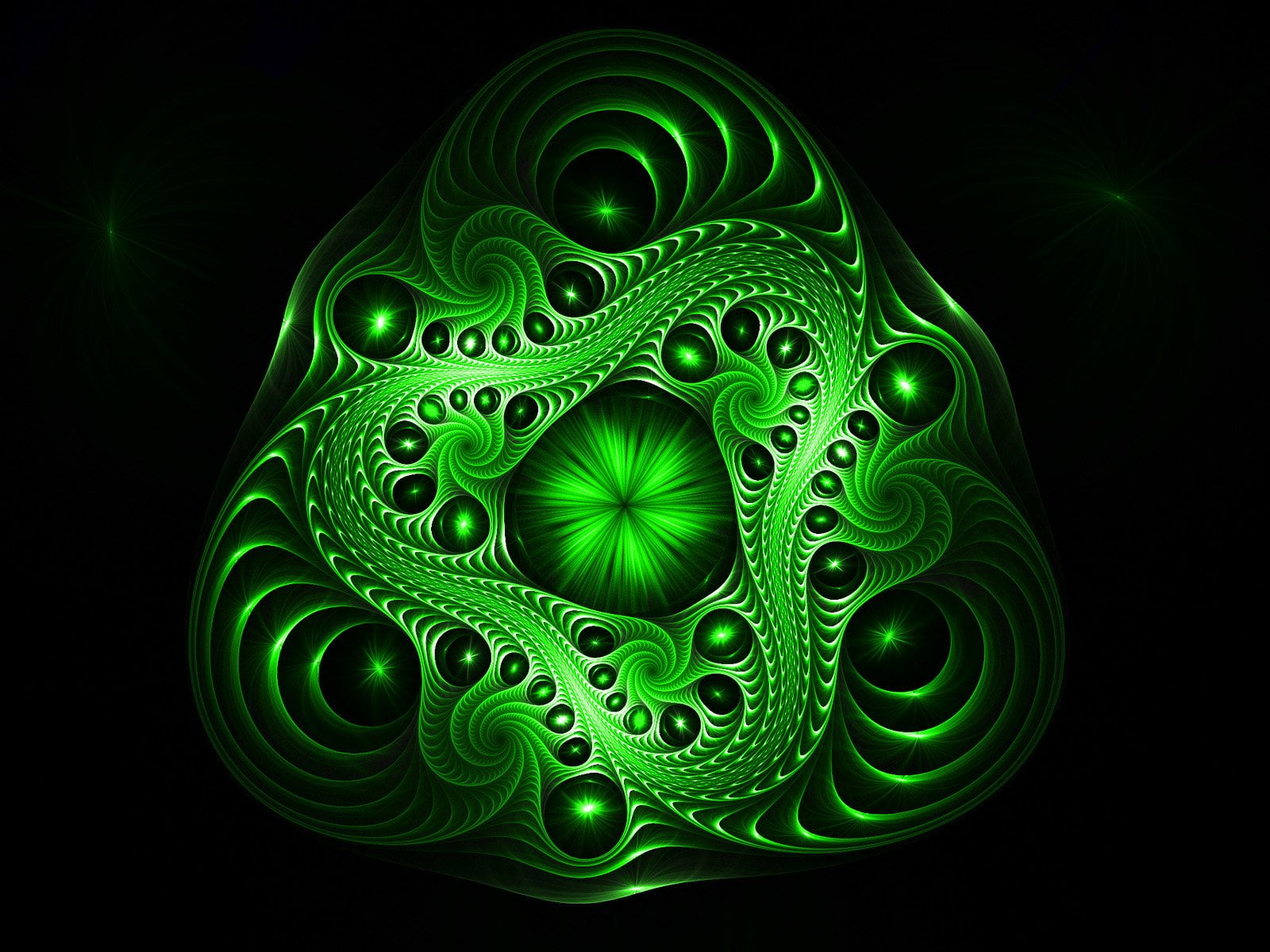 green color, 720P, healthy eating, Fractal, still life, digital, Artistic, studio shot, food, black, no people, creativity, Colors, Abstract, Texture, HD Wallpaper