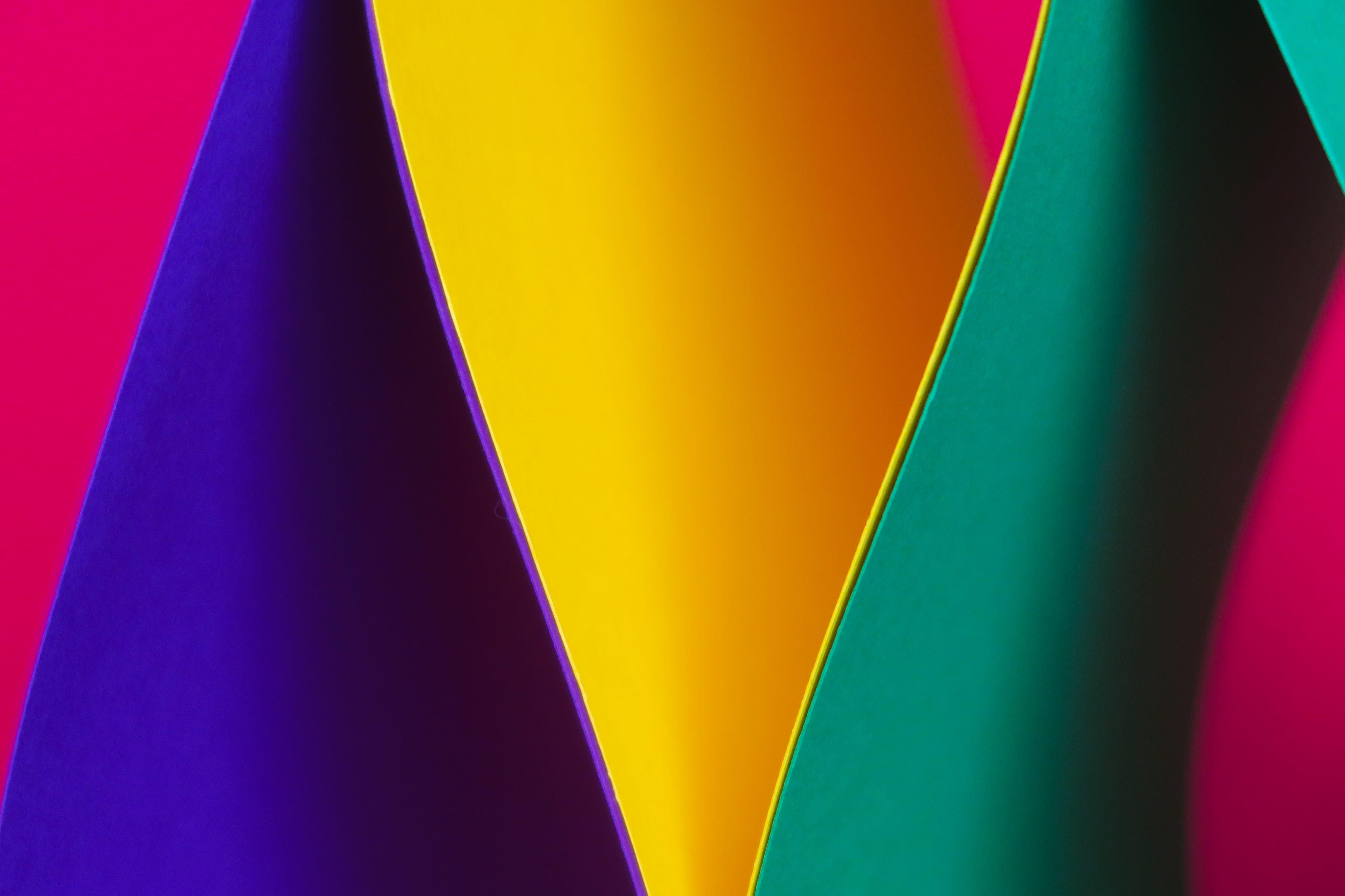 green, close up, studio shot, decoration, abstract, pink, indoors, variation, red, multicolored, purple, no people, twist, macro, absolute, creativity, HD Wallpaper