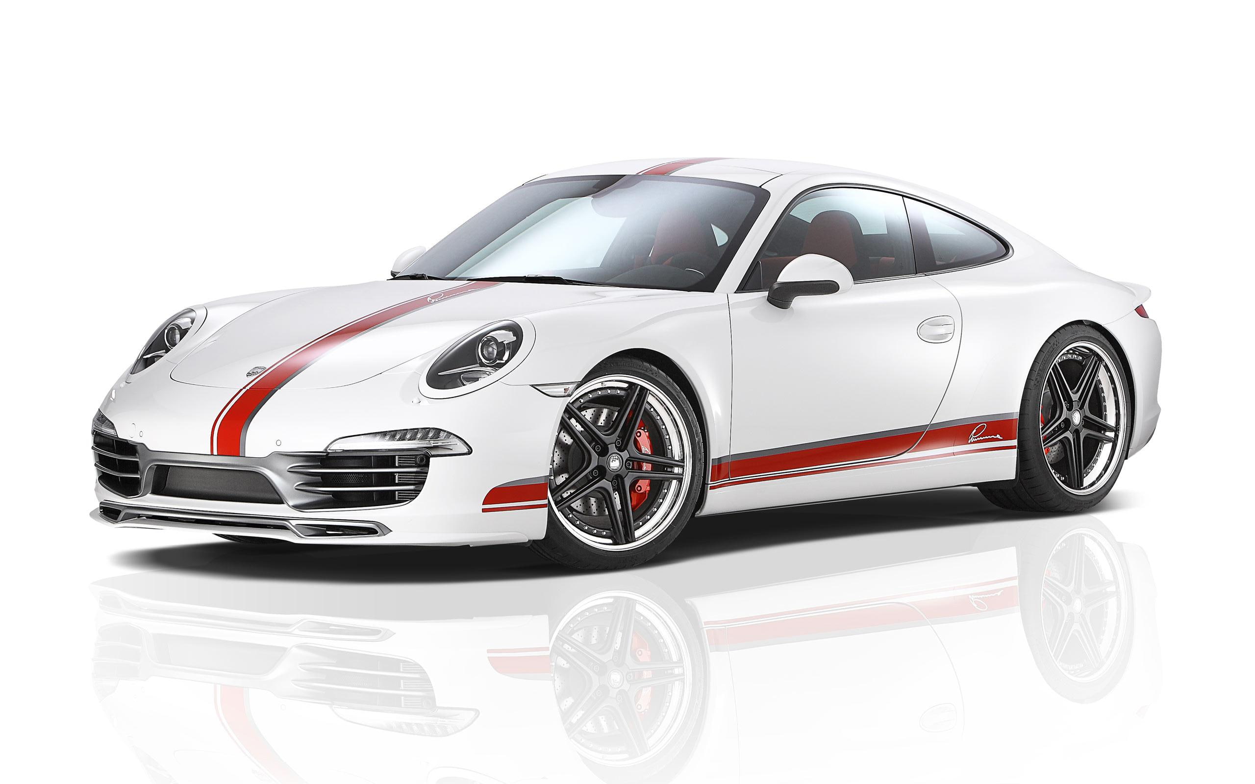 lumma, coupe, red, white, porsche, 2K, cars, design, HD Wallpaper