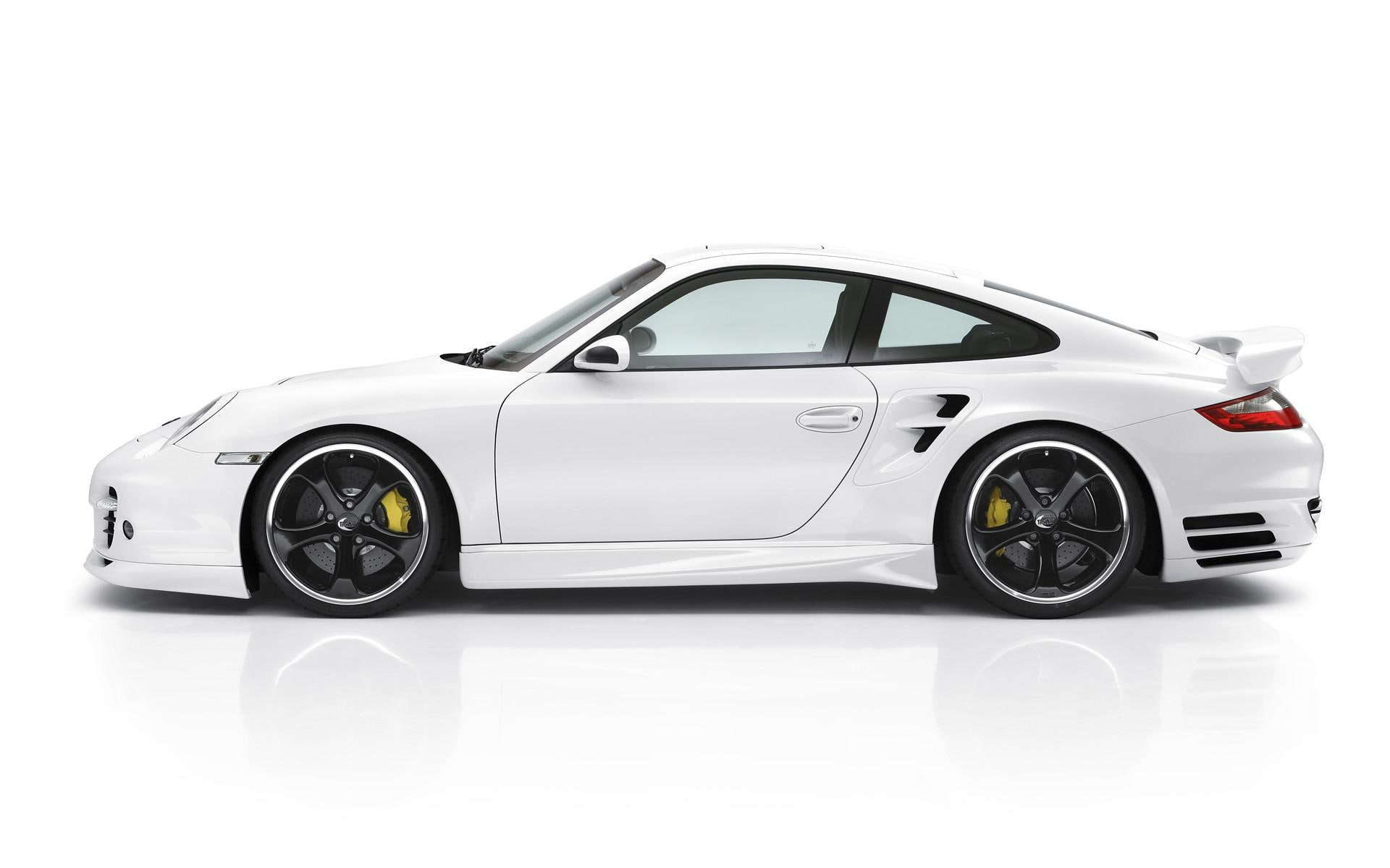 cars, white, coupe, techart, design, 1080P, porsche, HD Wallpaper
