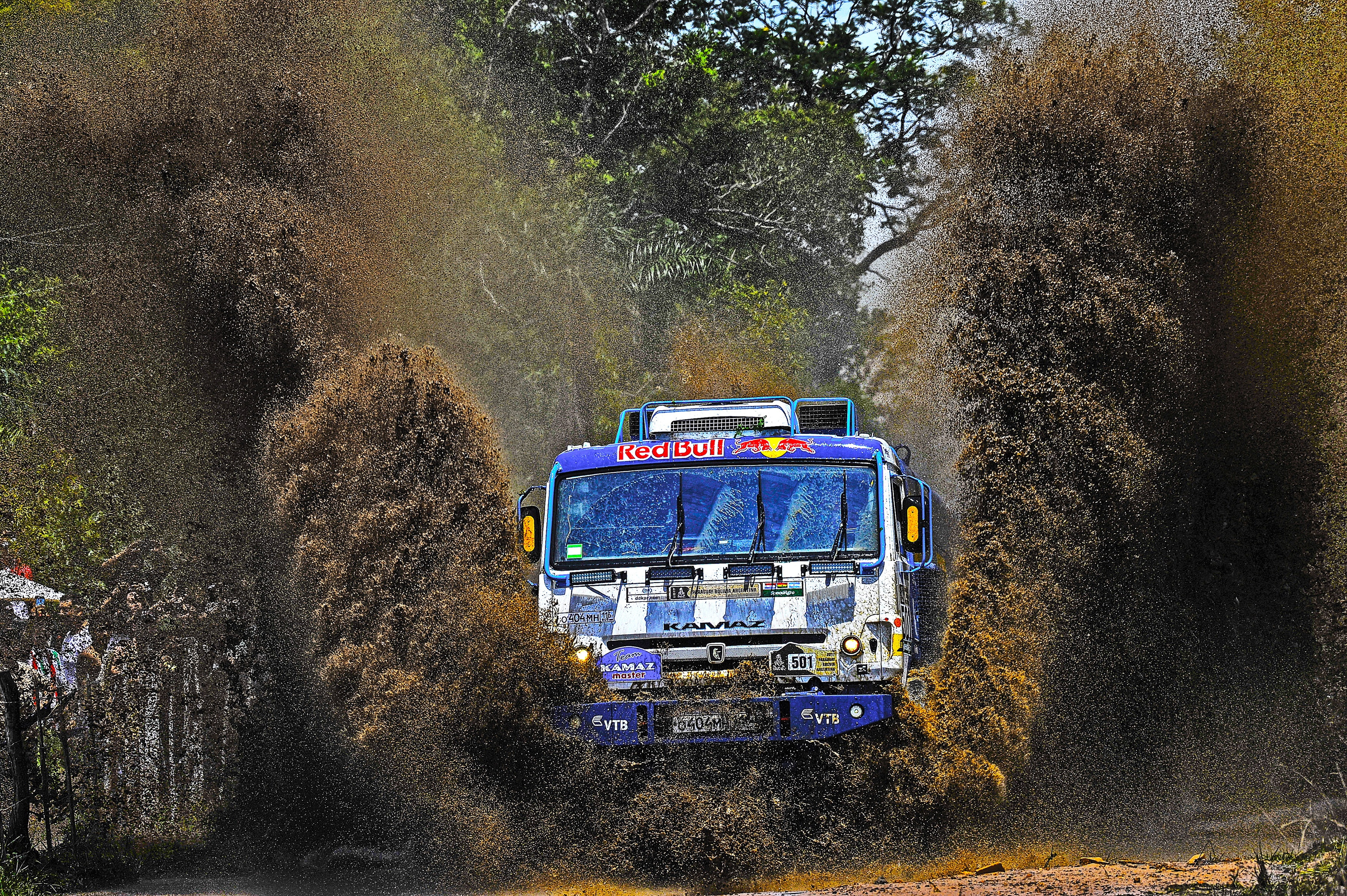 Water, KAMAZ, Speed, 2K, Grass, Master, Russia, Dirt, Dakar, Sport, Rally, Squirt, Race, HD Wallpaper