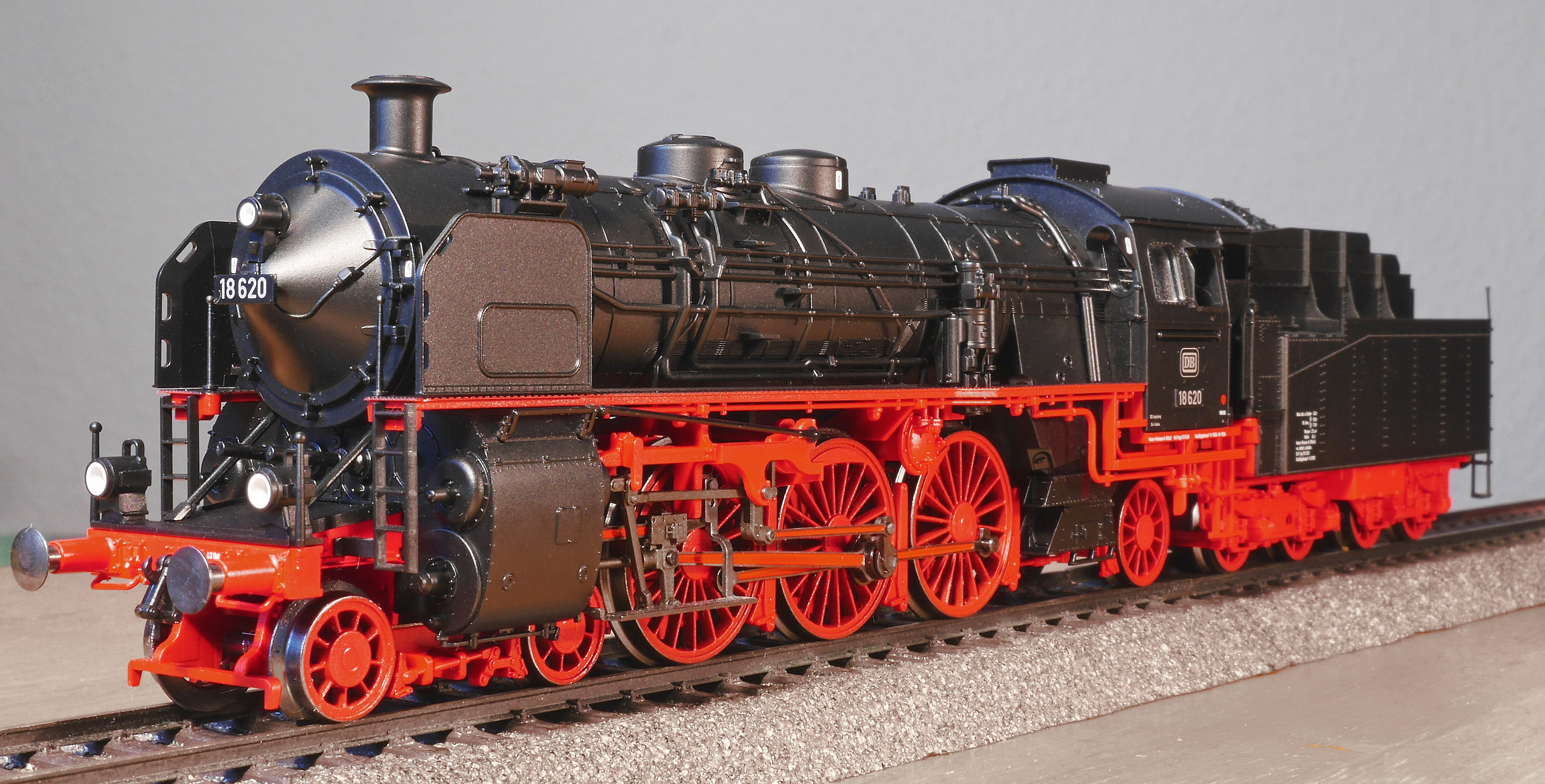 day, business, scale h0, br18, four-cylinder-composite-machine, nature, steam train, locomotive, deutsche bundesbahn, mode of transportation, track, train - vehicle, HD Wallpaper