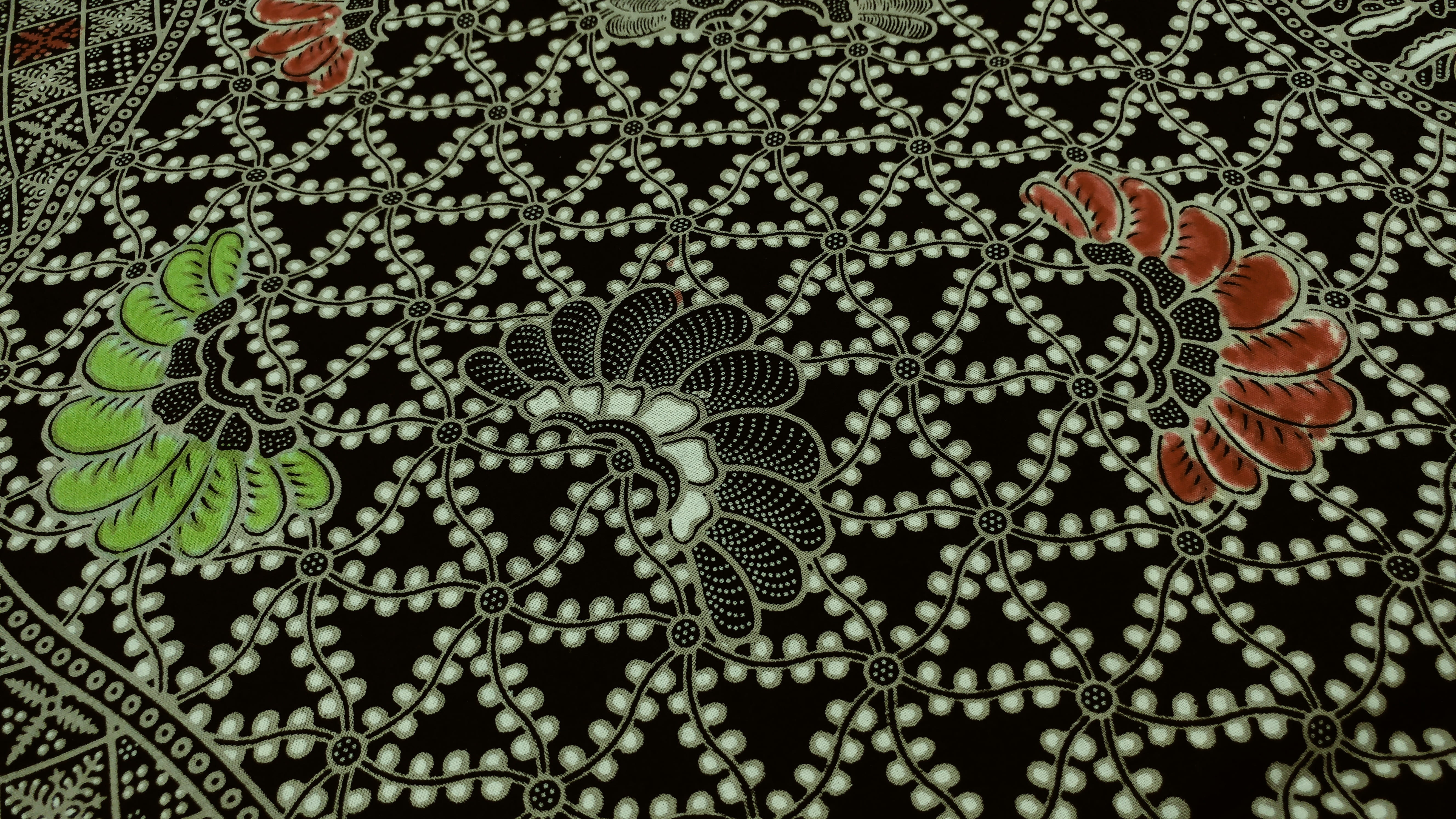 backgrounds, background, focus on foreground, black background, ethnic, decoration, traditional heritage, floral pattern, plant, style, art and craft, repetition, HD Wallpaper