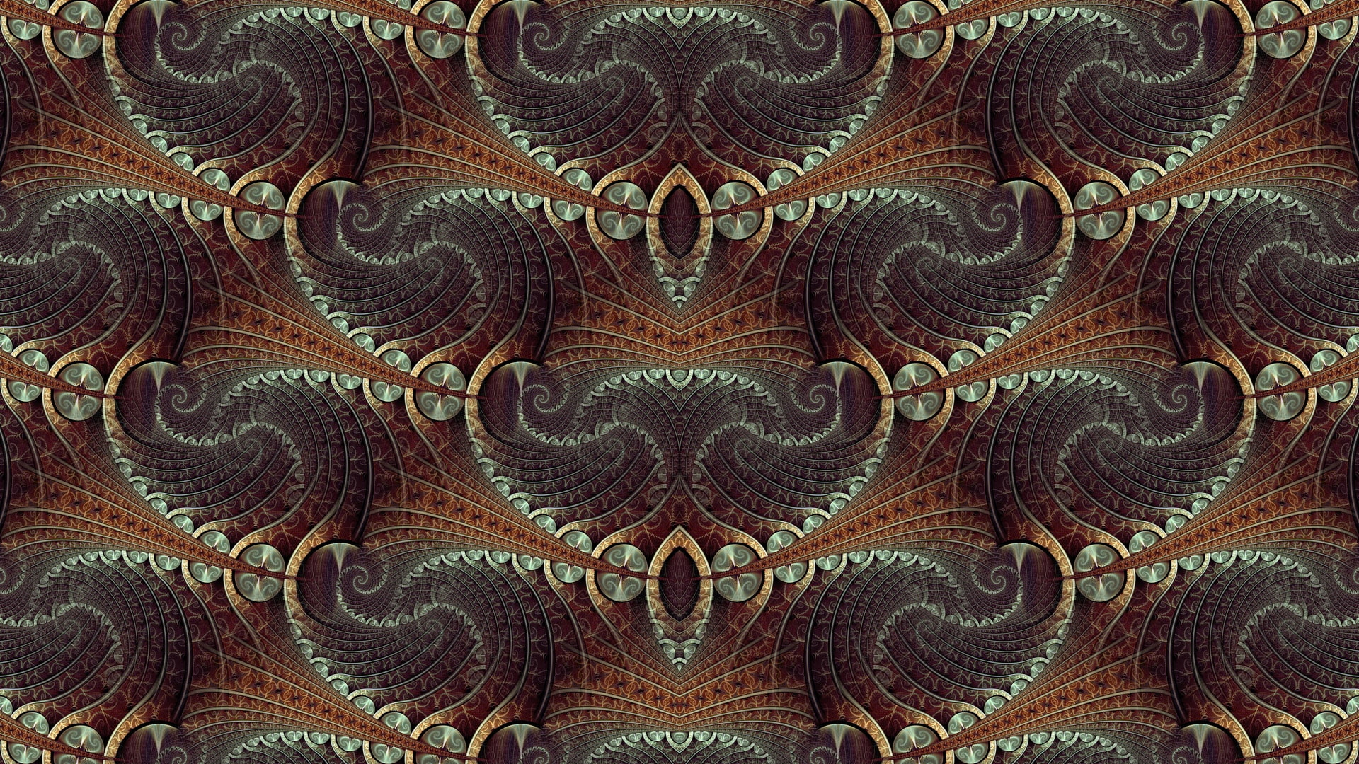 animal themes, marine, px, intricacy, complexity, art, digital, fractal, no people, backgrounds, animal wildlife, indoors, 1080P, invertebrate, hd, 1920x1080 px, HD Wallpaper
