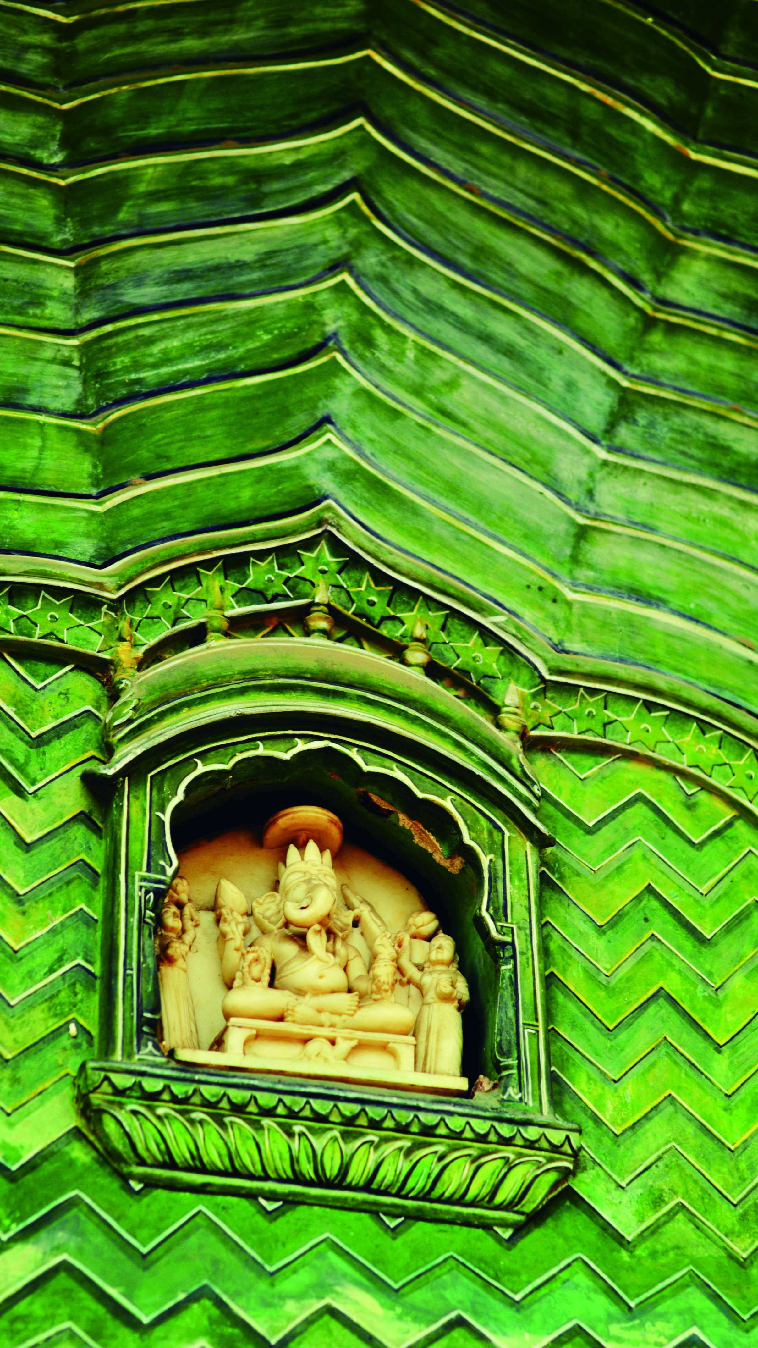 jaipur, banana leaf, food and drink, india, full frame, no people, religion, day, backgrounds, pattern, 4K, directly above, hindu, close-up, leaves, green, Phone HD Wallpaper