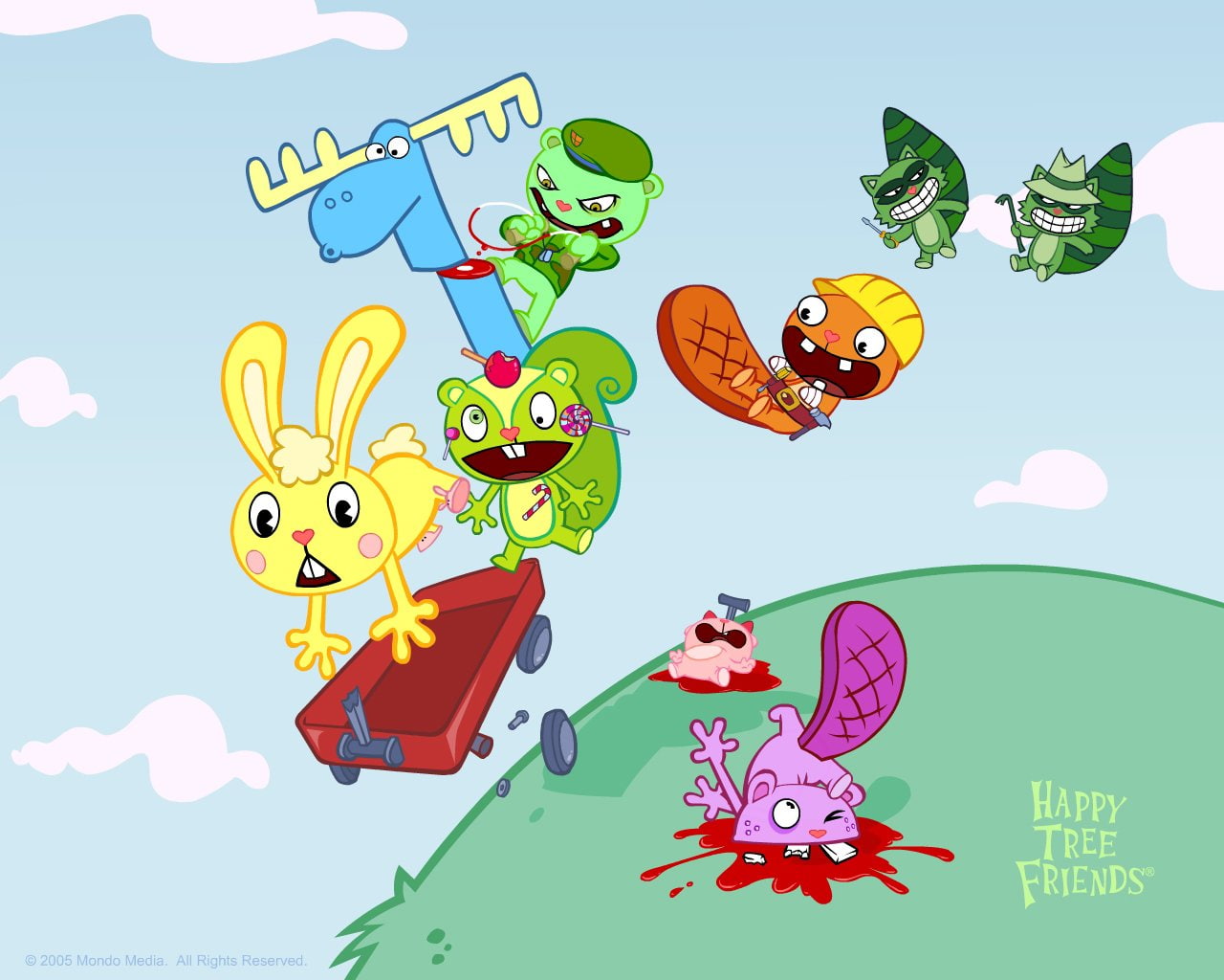 720P, Happy Tree Friends, TV Show, HD Wallpaper