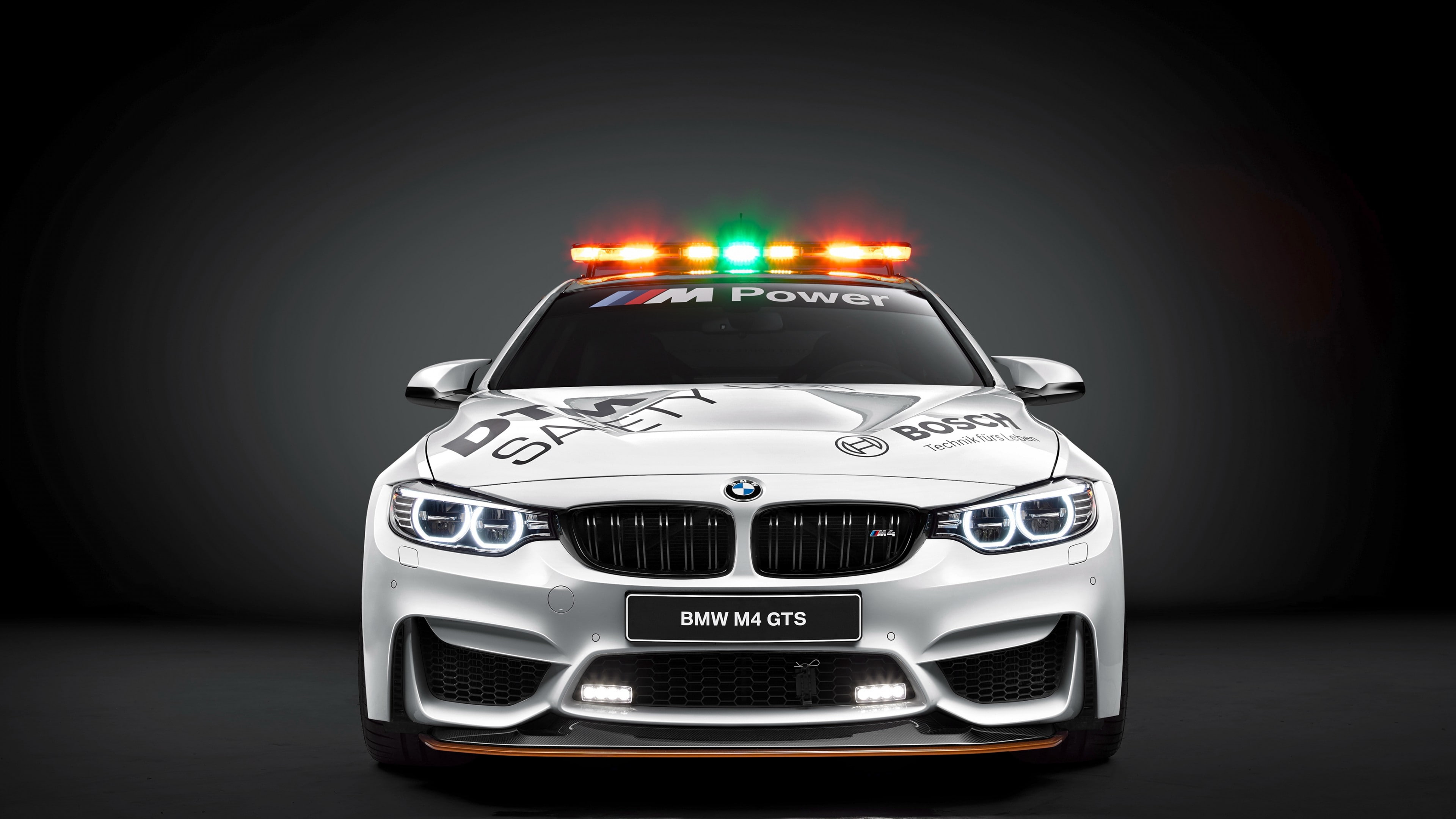 photo, GTS, 4K, f, car, Safety car, white, bmw, Bmw M4, police, DTM, HD Wallpaper