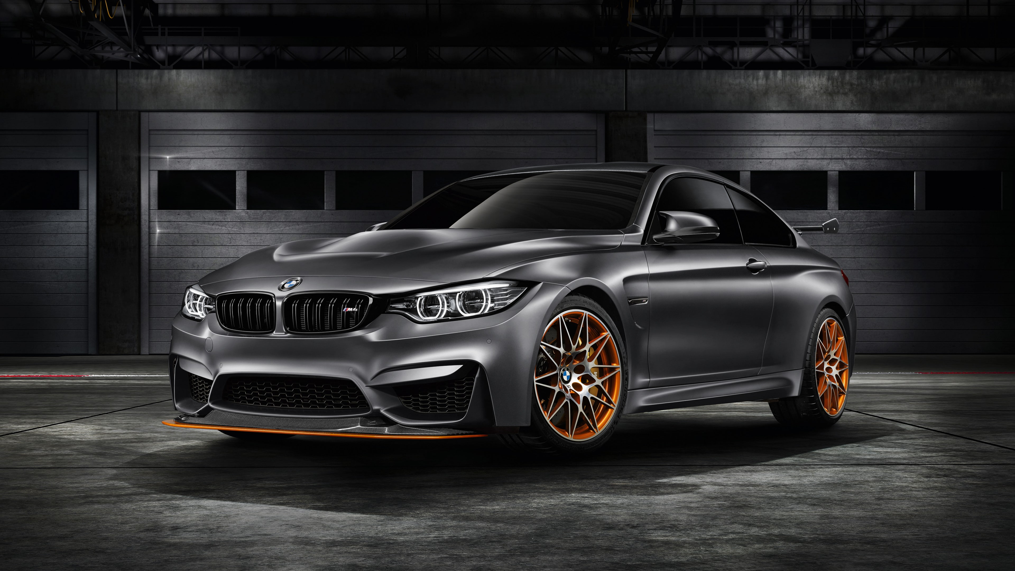 gray, Concept car, series, BMW M4 GTS, bmw, concept, coupe, 4K, HD Wallpaper