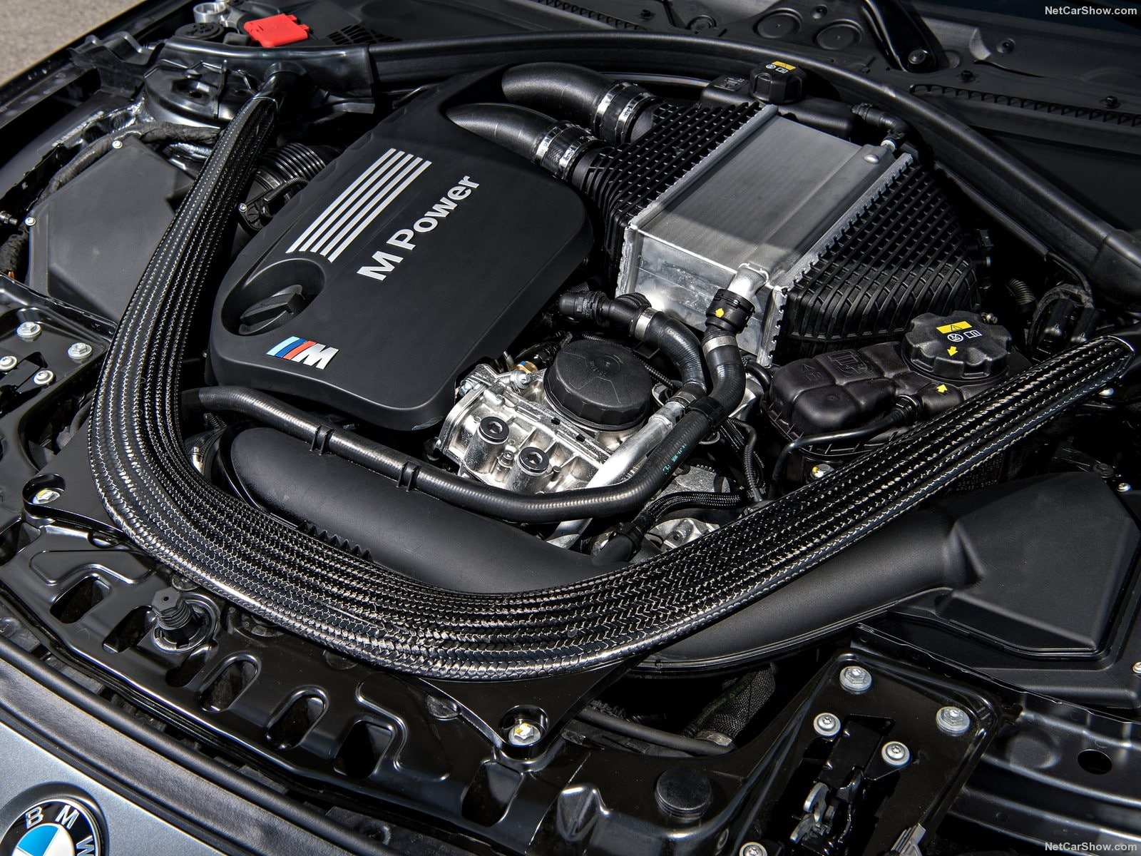 close-up, engine, steel, bmw, chrome, 720P, high angle view, modern, vehicle interior, car interior, no people, technology, BMW M4 GTS, clean, metal, sports car, HD Wallpaper