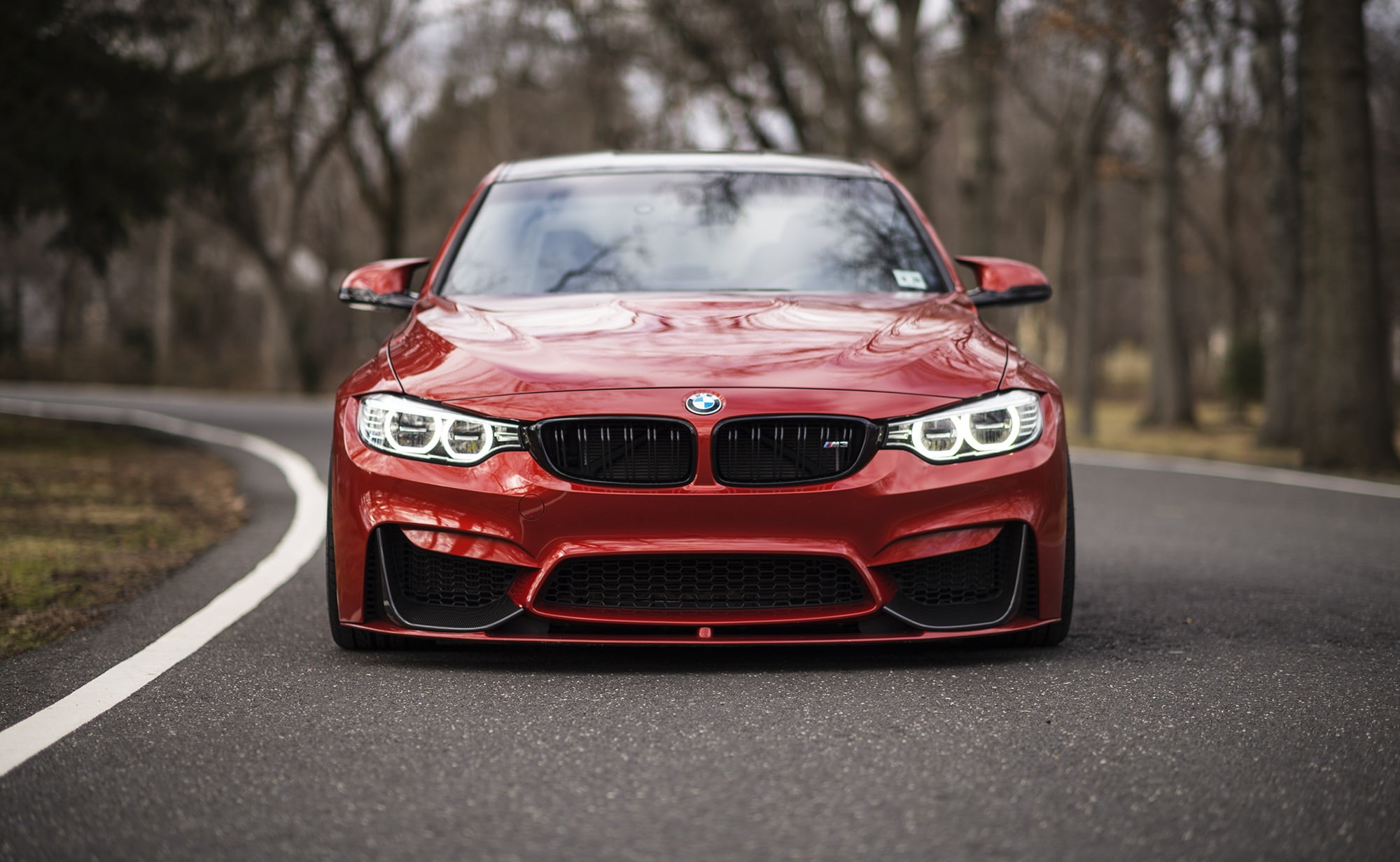 Juicy, BMW, RED, Face, LED, 1080P, Light, F83, HD Wallpaper
