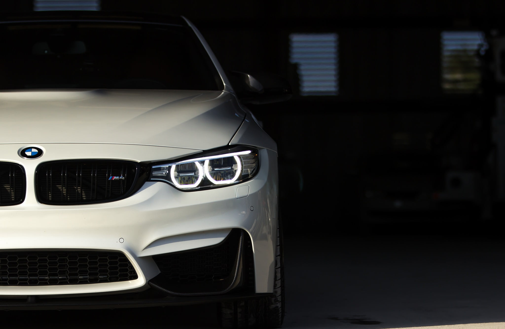 F83, White, 1080P, LED, BMW, Sight, Predator, HD Wallpaper