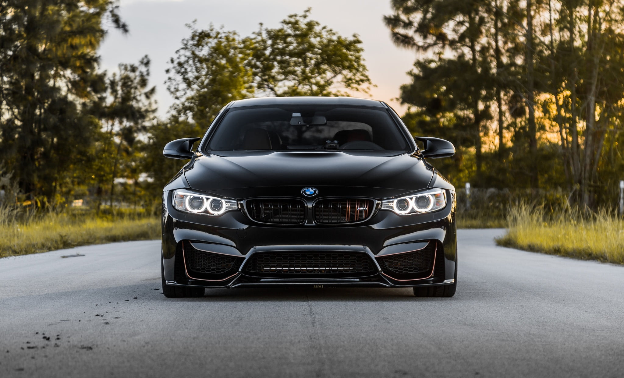 Sight, 1080P, Face, F83, Front, LED, BMW, Black, HD Wallpaper