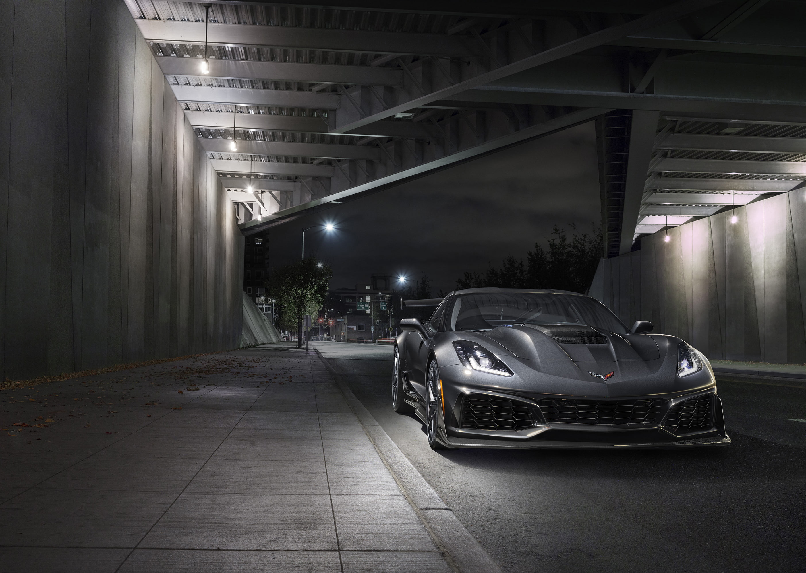Chevrolet Corvette ZR1, 2K, 2019, HD Wallpaper