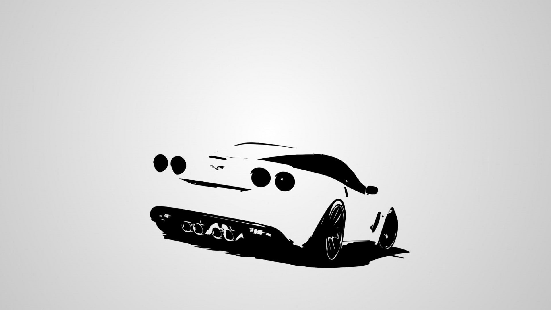 still life, western script, Corvette, representation, copy space, white background, text, creativity, capital letter, studio shot, love, 1080P, nature, HD Wallpaper