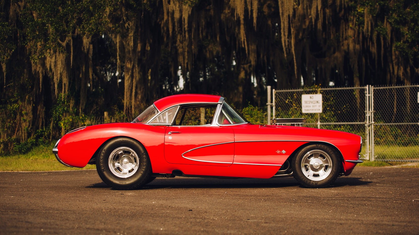 red, corvette, convertible, (c1), cars, 1956, 454, chevrolet, 720P, HD Wallpaper