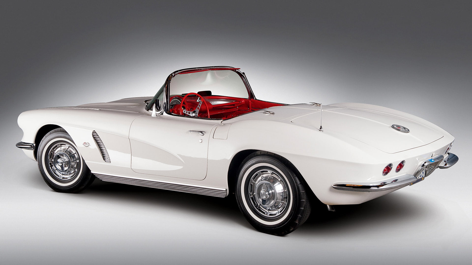 Chevrolet Corvette, 1080P, car, Corvette, Chevrolet Corvette C1, Convertible, vehicle, HD Wallpaper