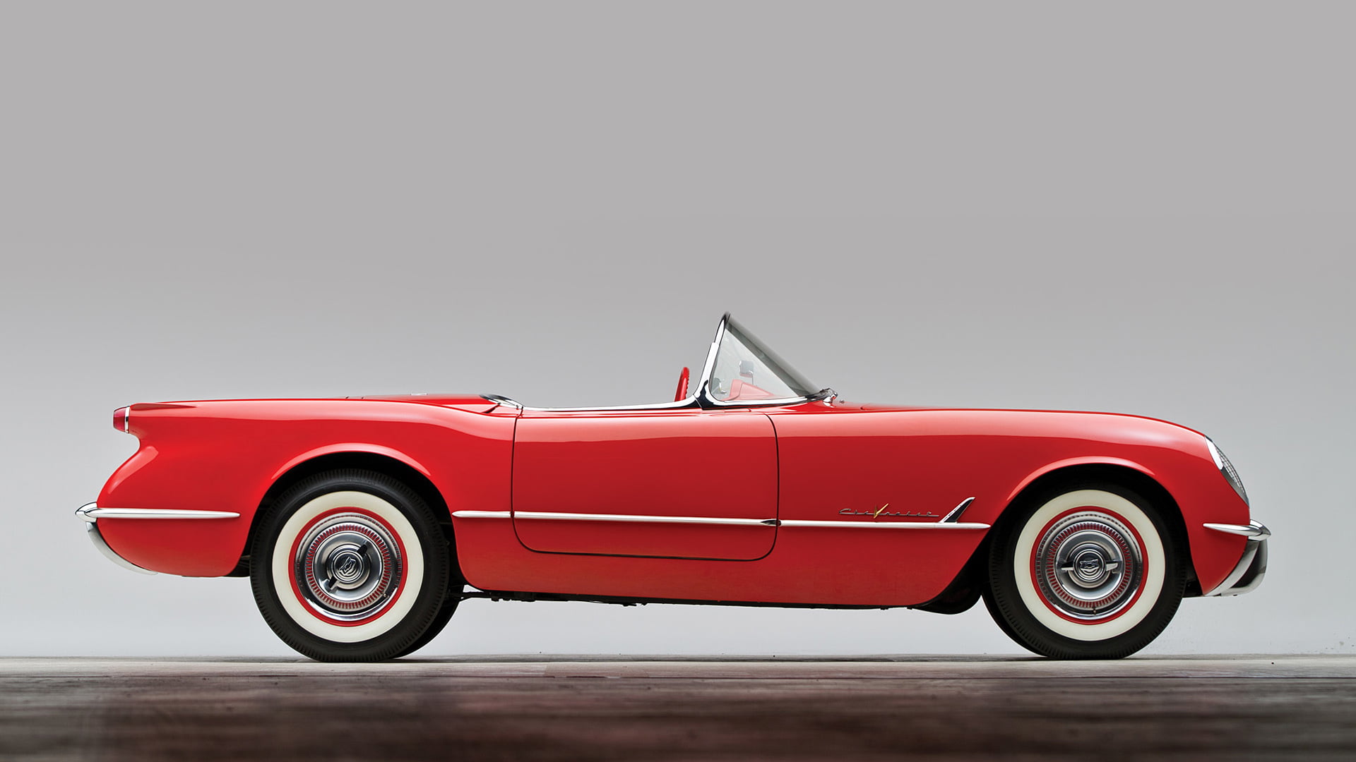 1080P, car, vehicle, Chevrolet Corvette, Convertible, Chevrolet Corvette C1, Corvette, HD Wallpaper