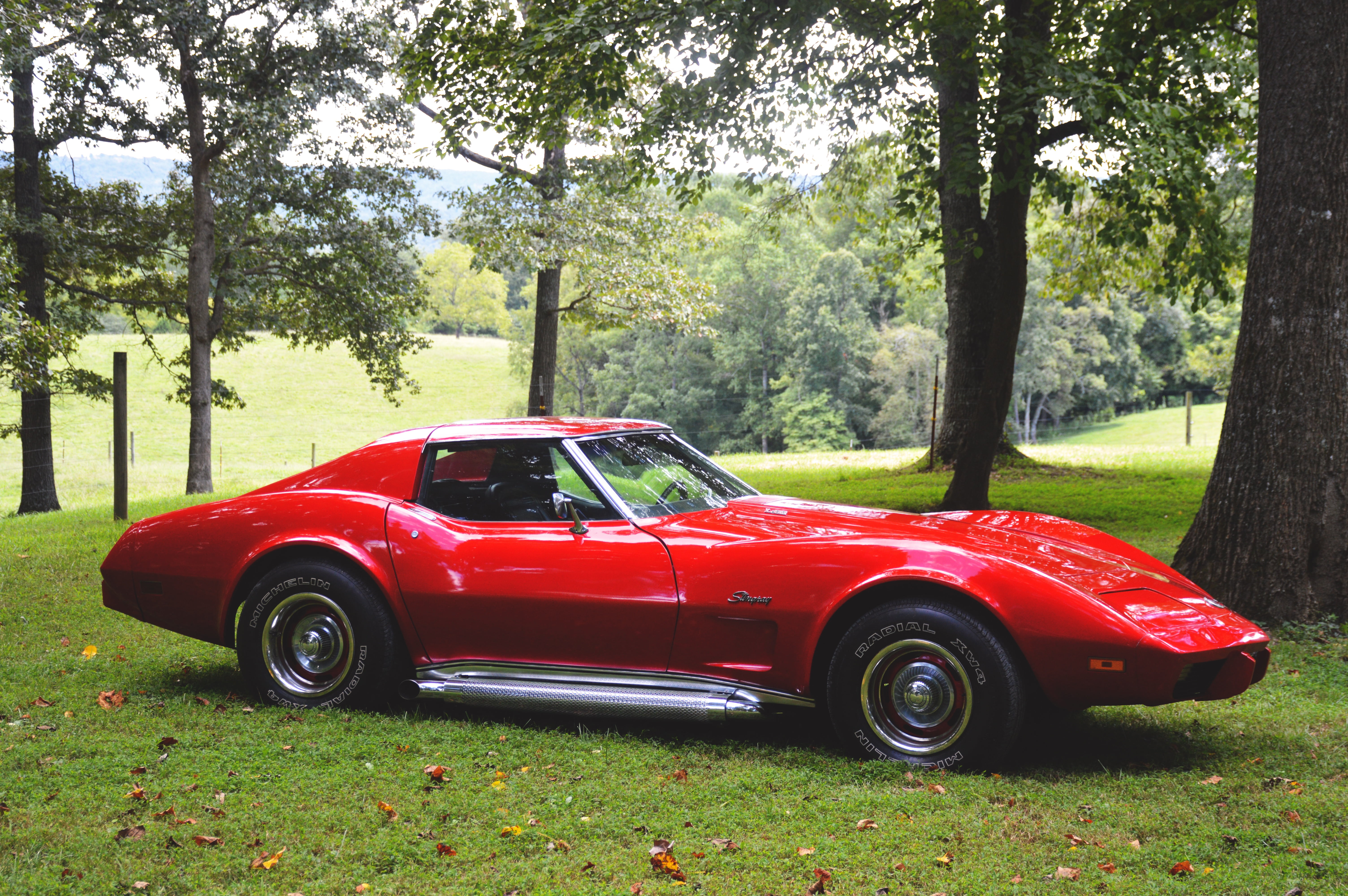 convertible, wheel, chevrolet, c, trunk, old-fashioned, land, land Vehicle, no people, motor vehicle, elegance, day, luxury, outdoors, corvette, field, HD Wallpaper