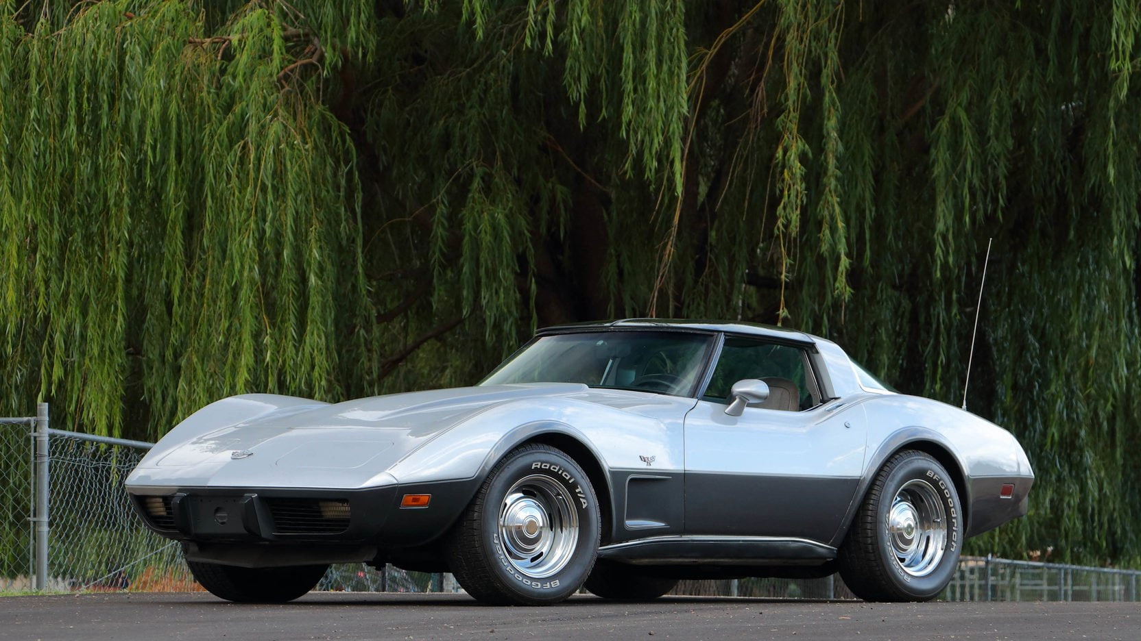cars, 720P, 1978, (c3), chevrolet, corvette, silver, anniversary, HD Wallpaper