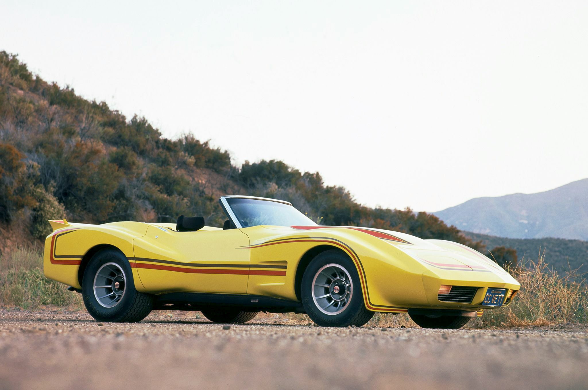 corvette, chevrolet, 1968, big, classic, cars, 1080P, banana, (c3), HD Wallpaper