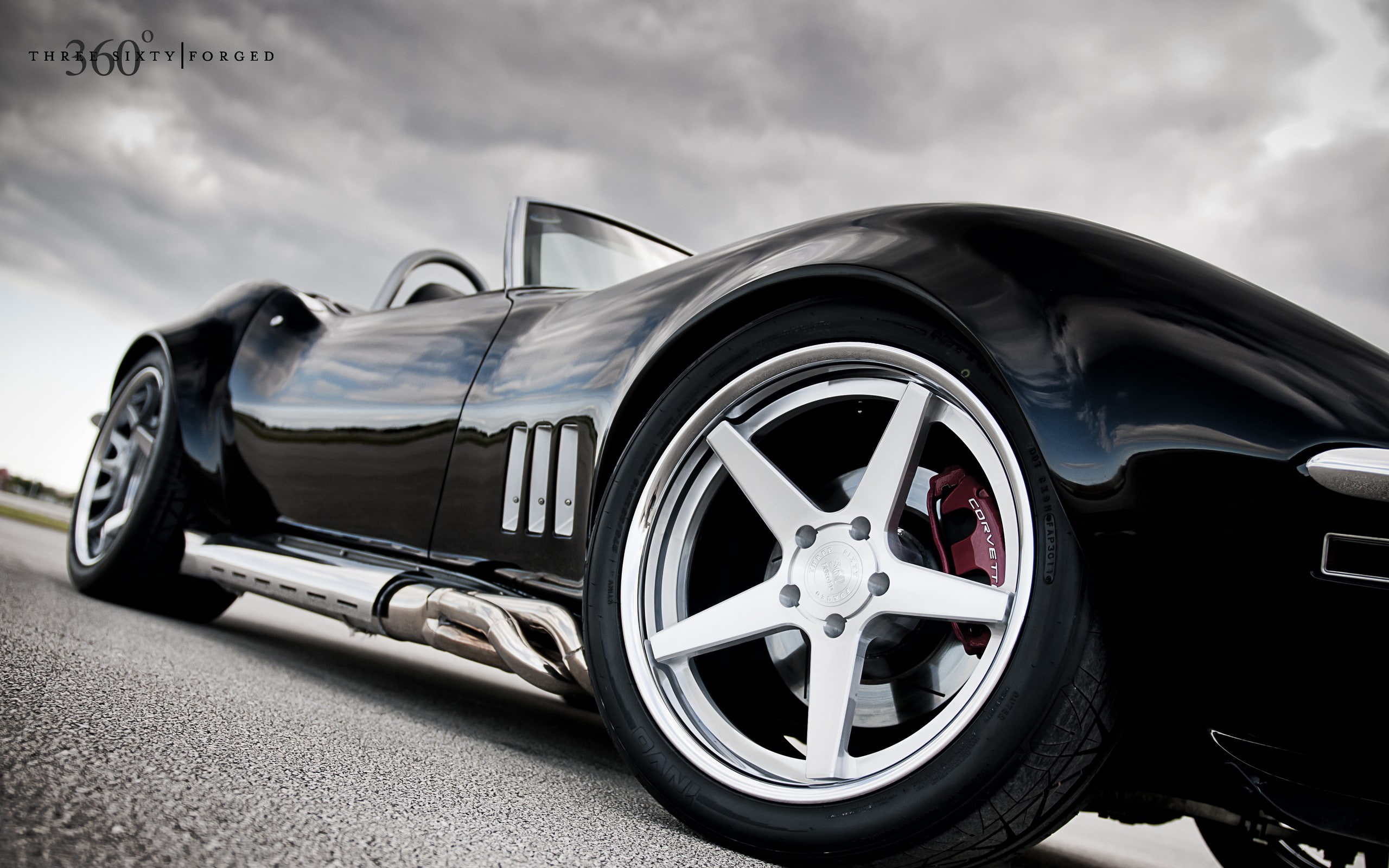 360, tire, Chevrolet, car, Tuning, retro styled, Wheels, Corvette, sky, motor vehicle, cars, metal, Automobiles, land vehicle, Sport, 2K, city, street, HD Wallpaper
