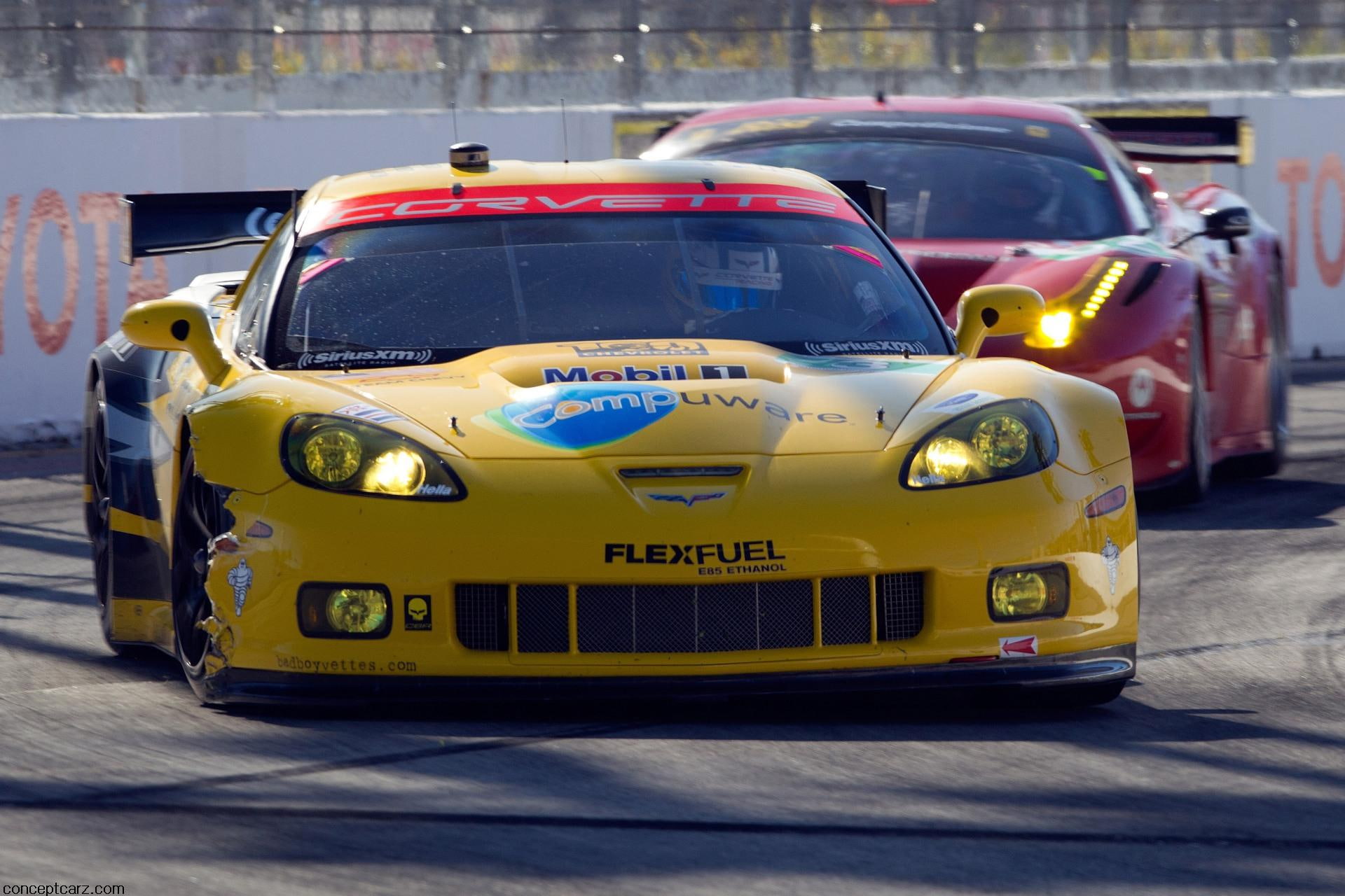 cr, public transportation, racecar, car, outdoors, r, gt, street, motor vehicle, chevrolet, land vehicle, number, 1080P, c, mode of transportation, no people, HD Wallpaper