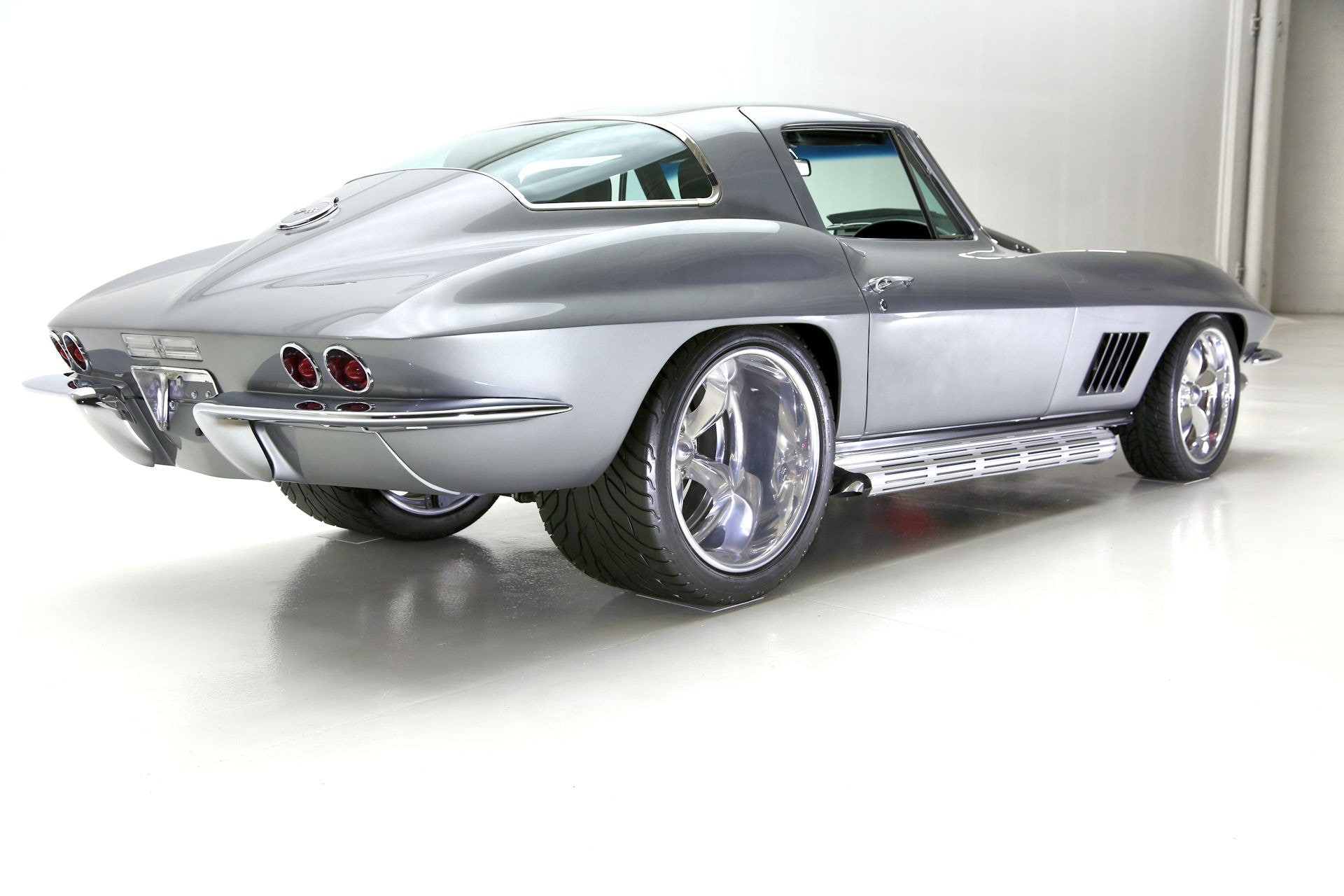 cars, silver, corvette, chevrolet, 1967, (c2), 427, coupe, 1080P, HD Wallpaper