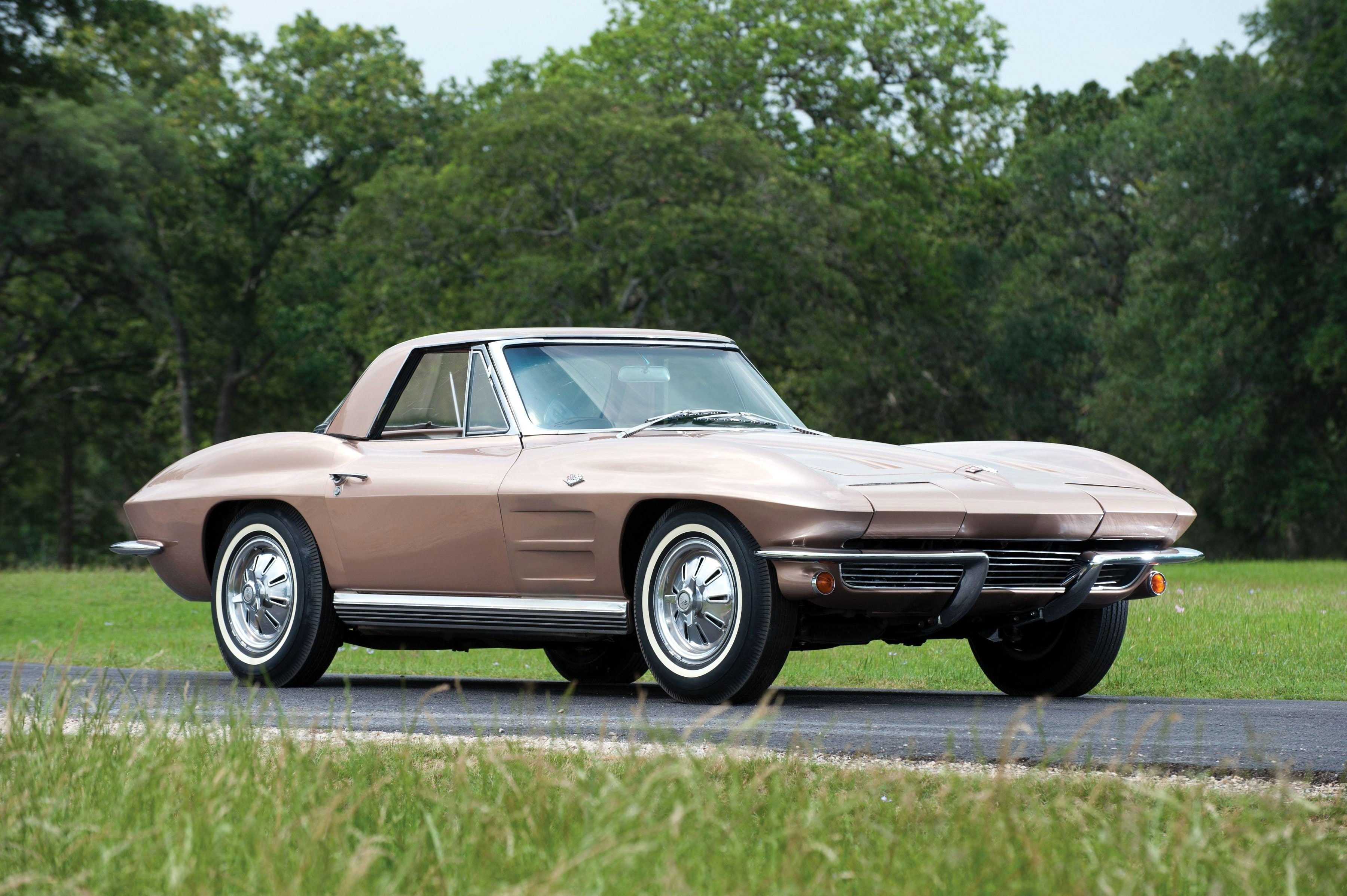 corvette, (c2), cars, chevrolet, 2K, chevy, classic, HD Wallpaper
