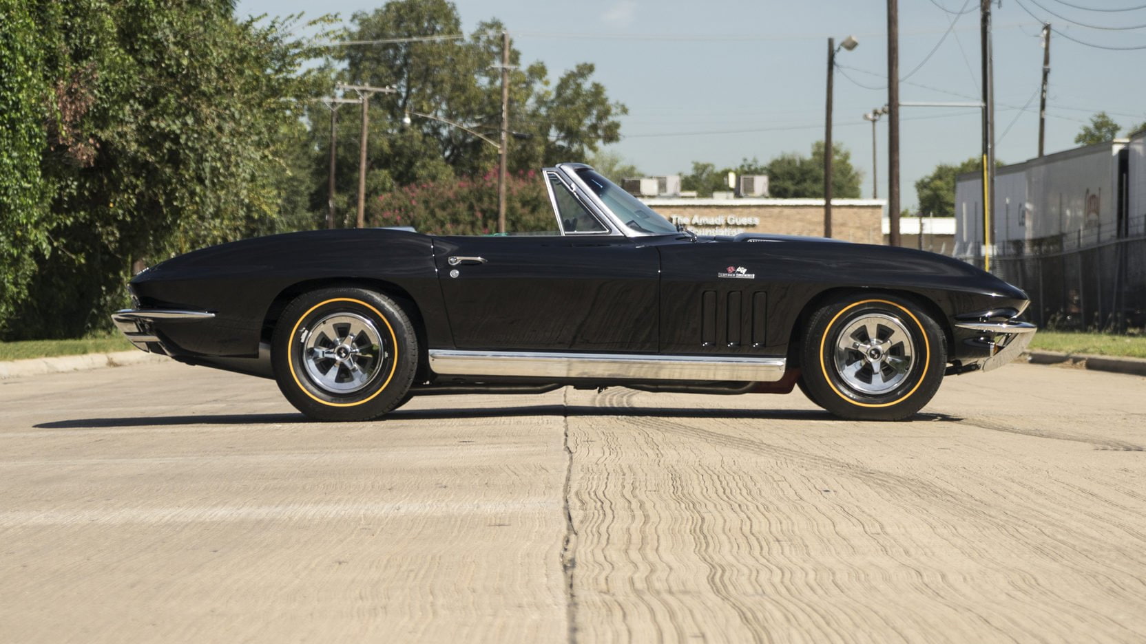 1965, (c2), chevrolet, corvette, convertible, 720P, black, HD Wallpaper
