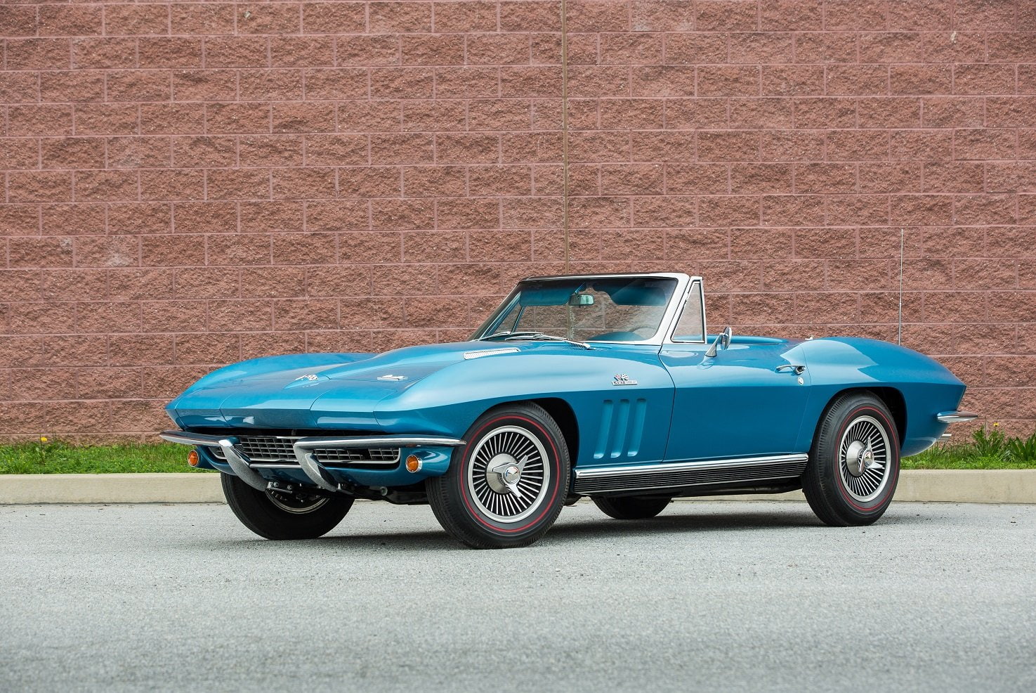 720P, cars, ray, l72, corvette, convertible, blue, chevrolet, classic, (c2), sting, 1966, HD Wallpaper