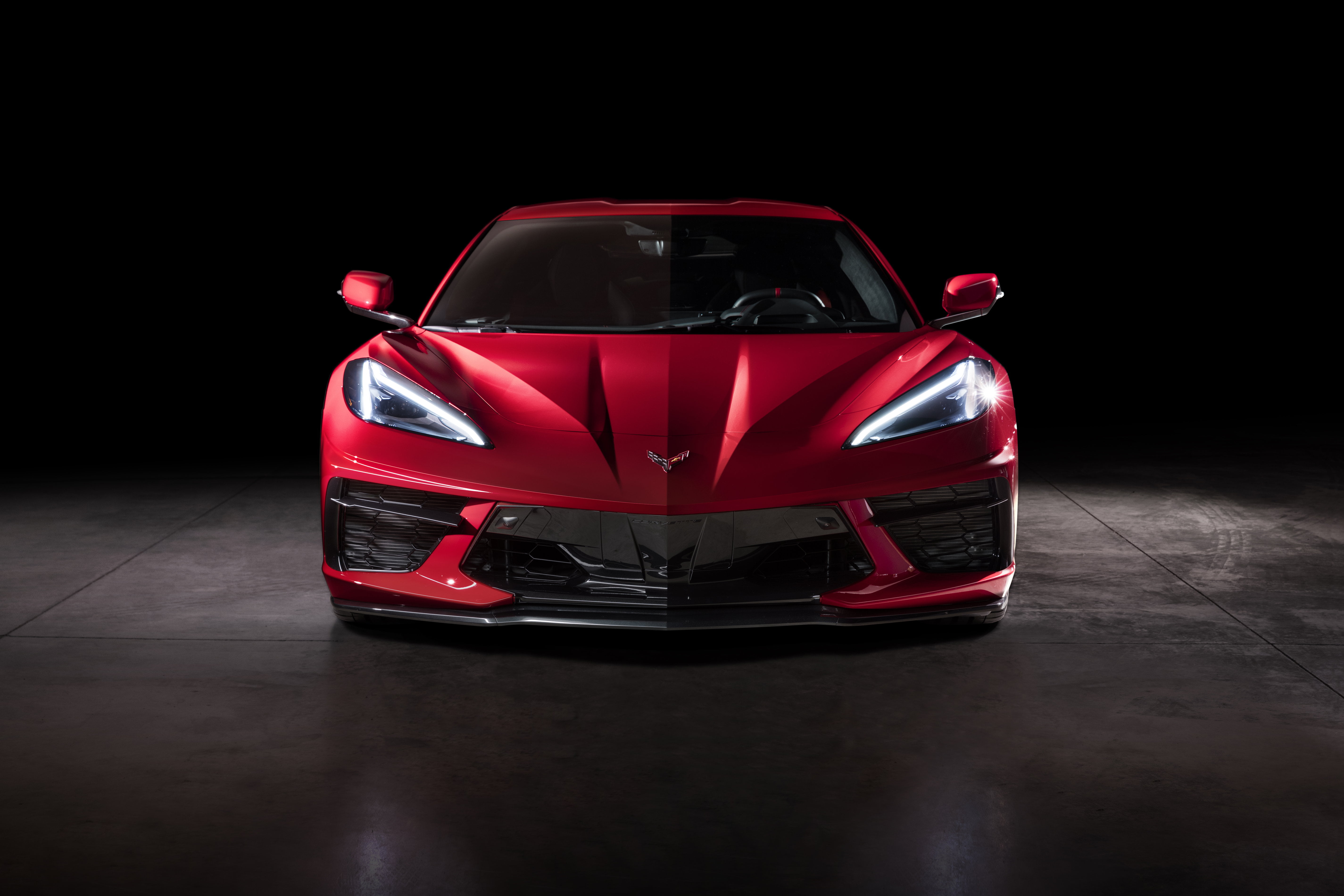 Chevrolet Corvette, Chevrolet Corvette (C8), Supercar, Sport Car, Car, Vehicle, Red Car, 5K, Chevrolet, HD Wallpaper