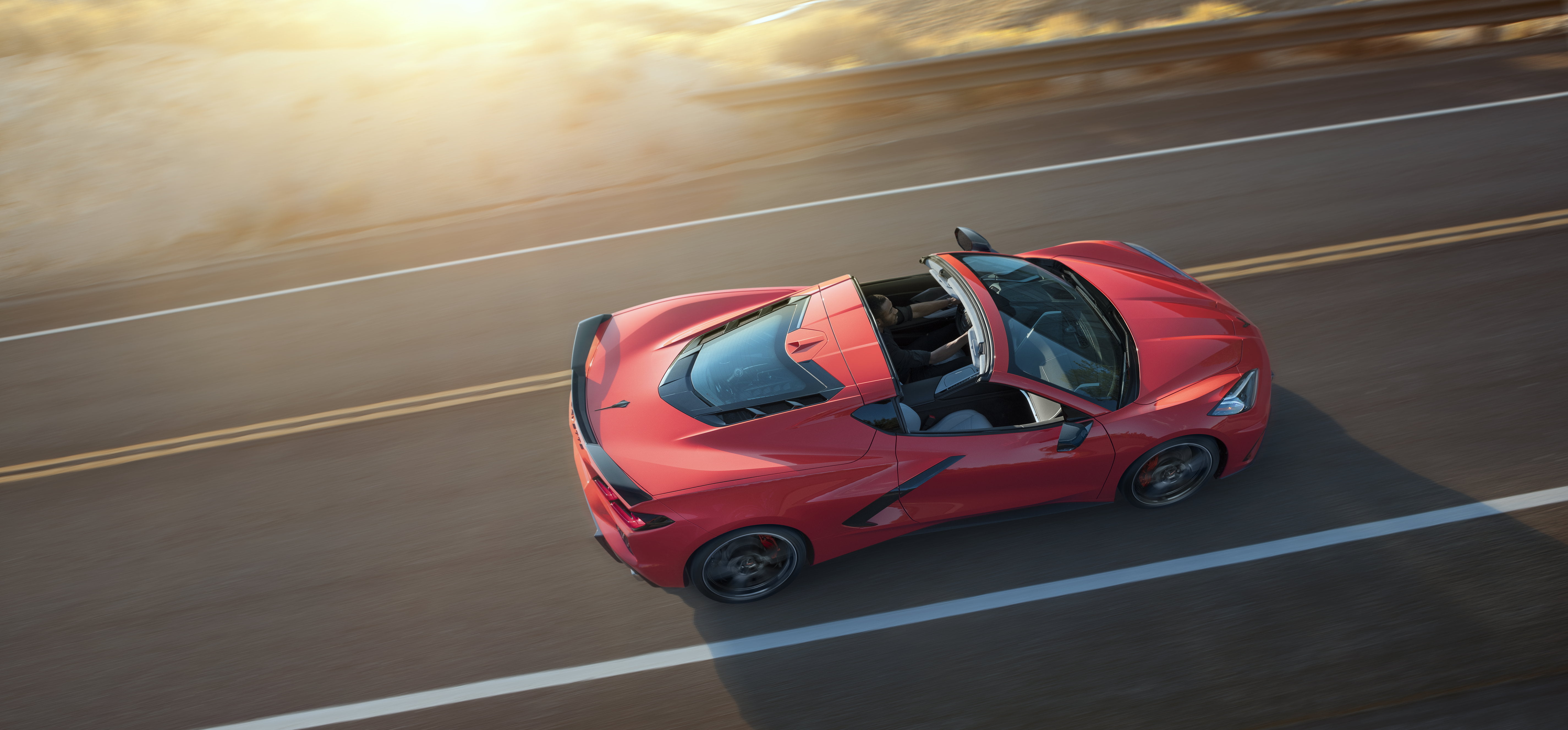 Red Car, 5K, Chevrolet Corvette (C8), Sport Car, Car, Chevrolet Corvette, Vehicle, Supercar, Chevrolet, HD Wallpaper