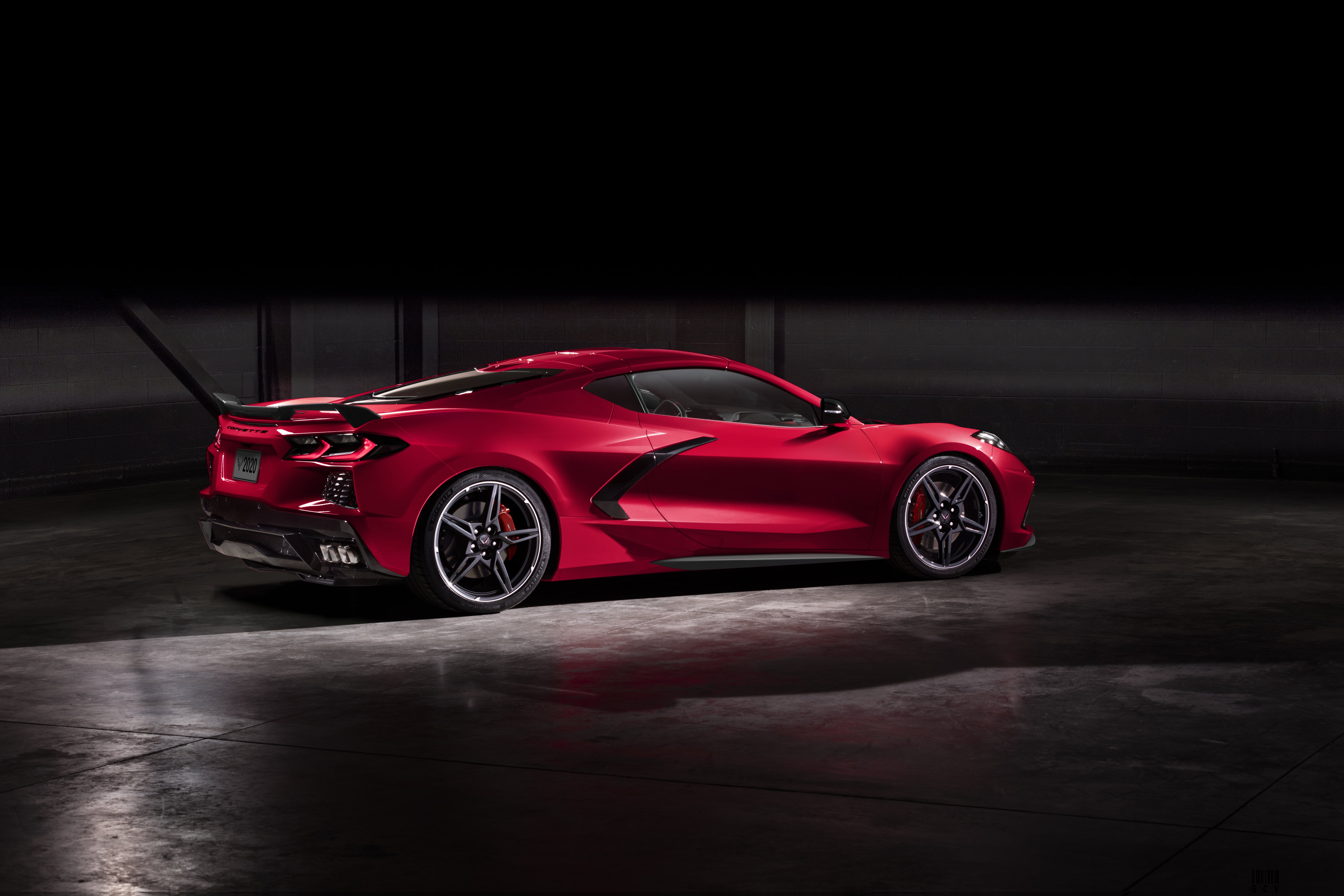 Chevrolet, Car, Chevrolet Corvette, Vehicle, Red Car, 5K, Sport Car, Supercar, Chevrolet Corvette (C8), HD Wallpaper