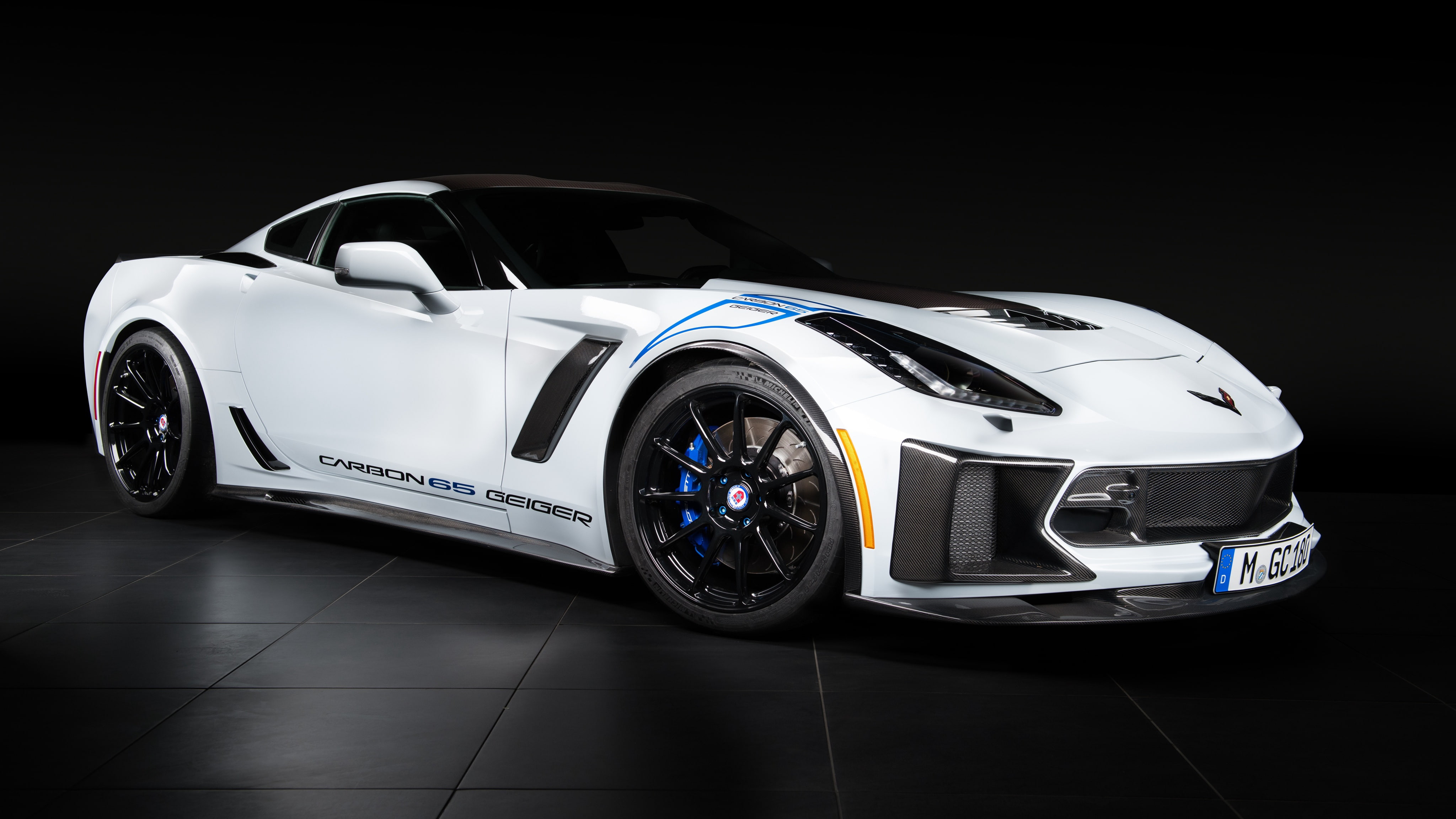 2018, Chevrolet, Corvette, 4K, Geiger, Z06, Carbon 65 Edition, HD Wallpaper