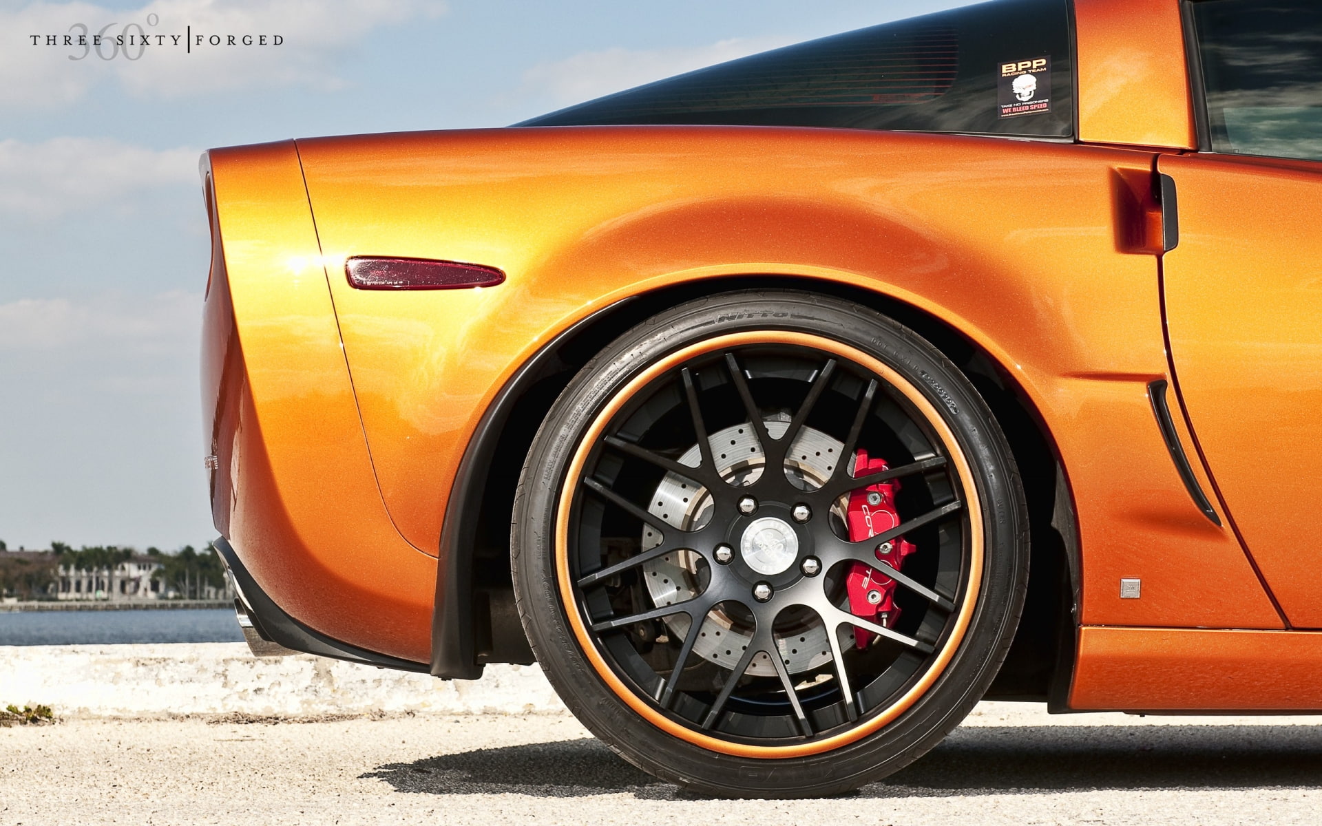 red, z06, cars, z, hd, car, chevrolet, corvette, 1080P, HD Wallpaper