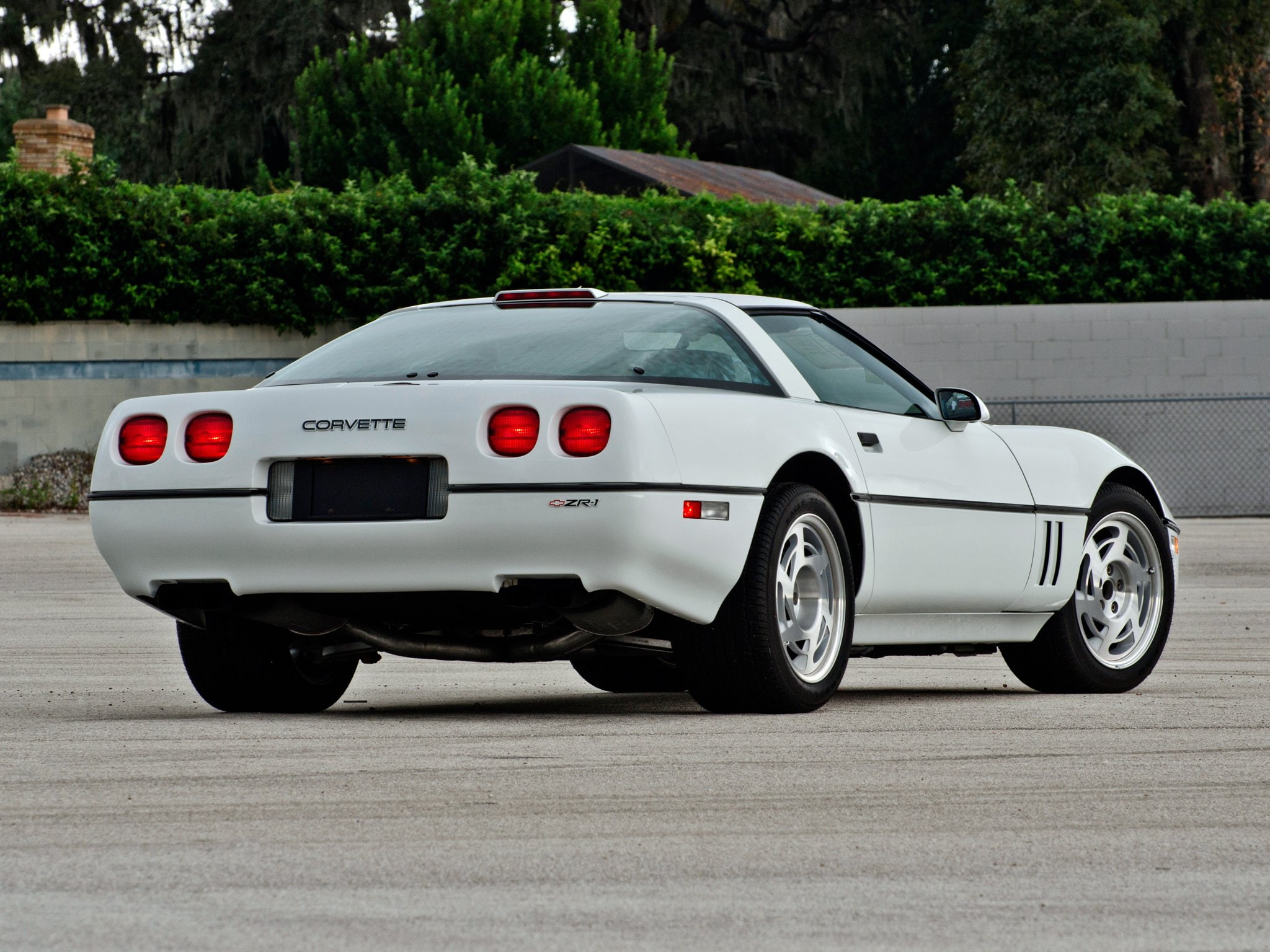 corvette, 1080P, supercar, coupe, muscle, chevrolet, 1990, c 4, zr1, HD Wallpaper