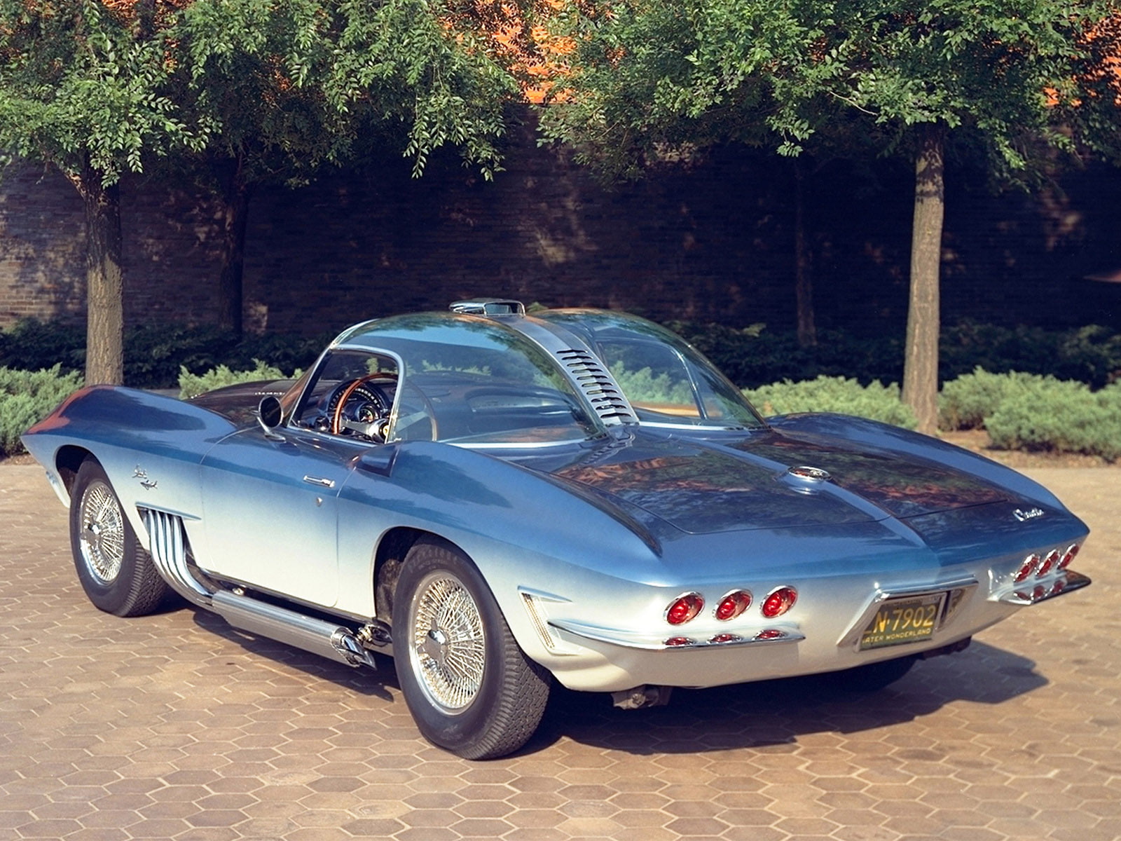 muscle, 720P, shark, supercar, hot, 1961, 755, supercars, classic, concept, corvette, rods, rod, chevrolet, HD Wallpaper