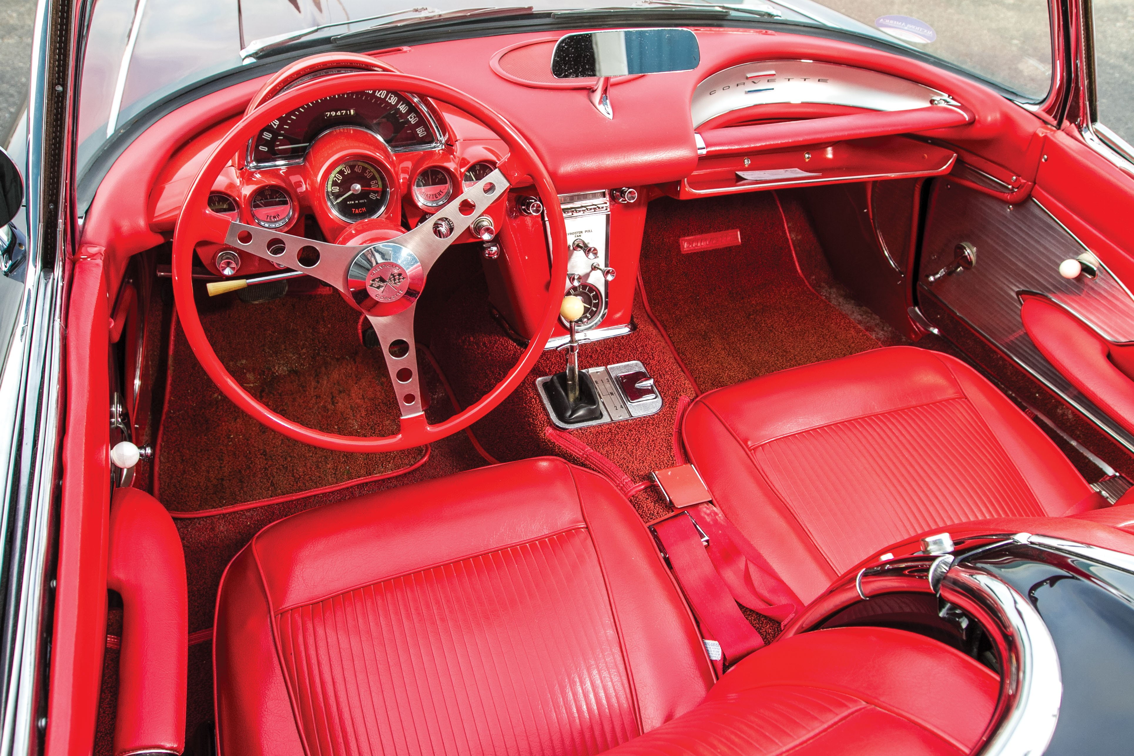 c-1, classic, chevrolet, 1961, supercar, 4K, muscle, corvette, HD Wallpaper
