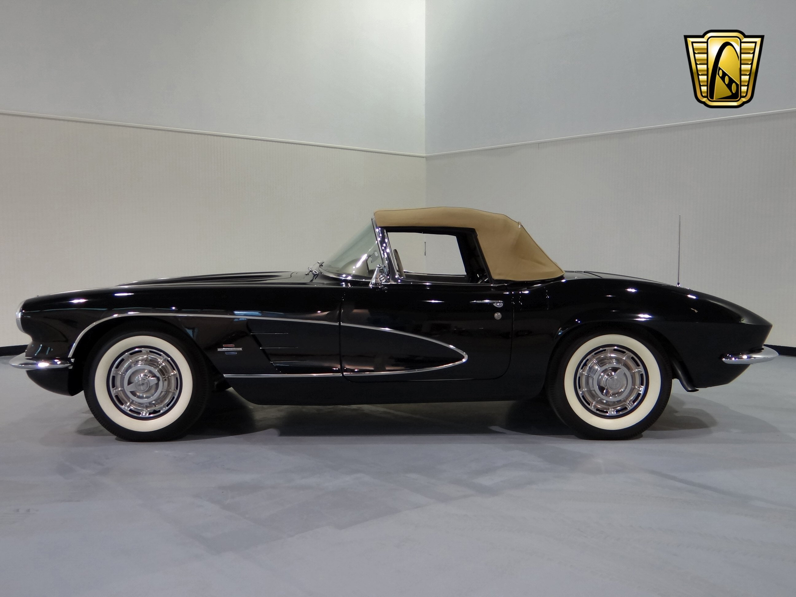 1961, supercar, classic, muscle, corvette, 2K, chevrolet, HD Wallpaper